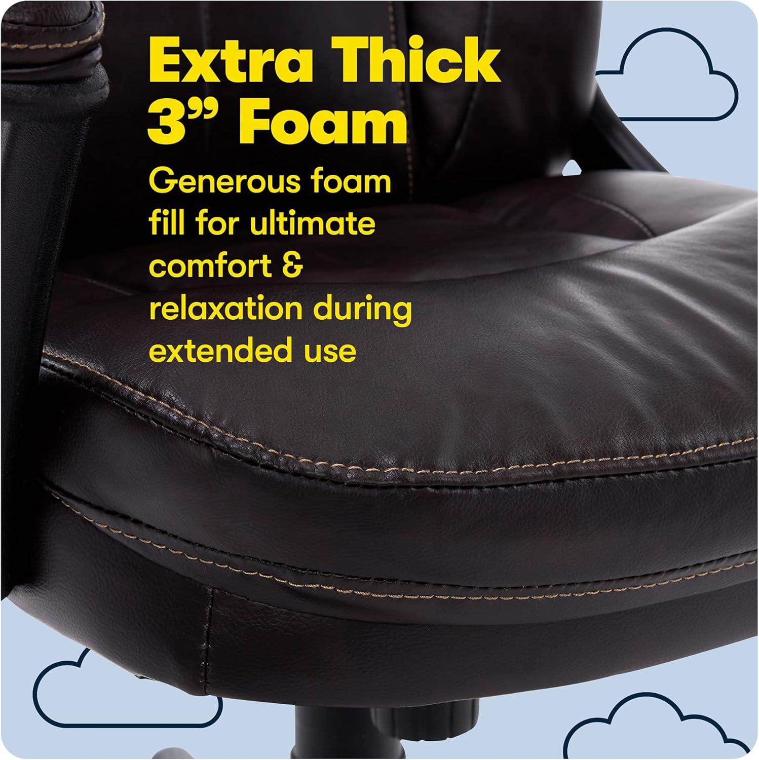 Serta Serta Mitchell Ergonomic Manager's Office Chair, Roasted Chestnut Brown