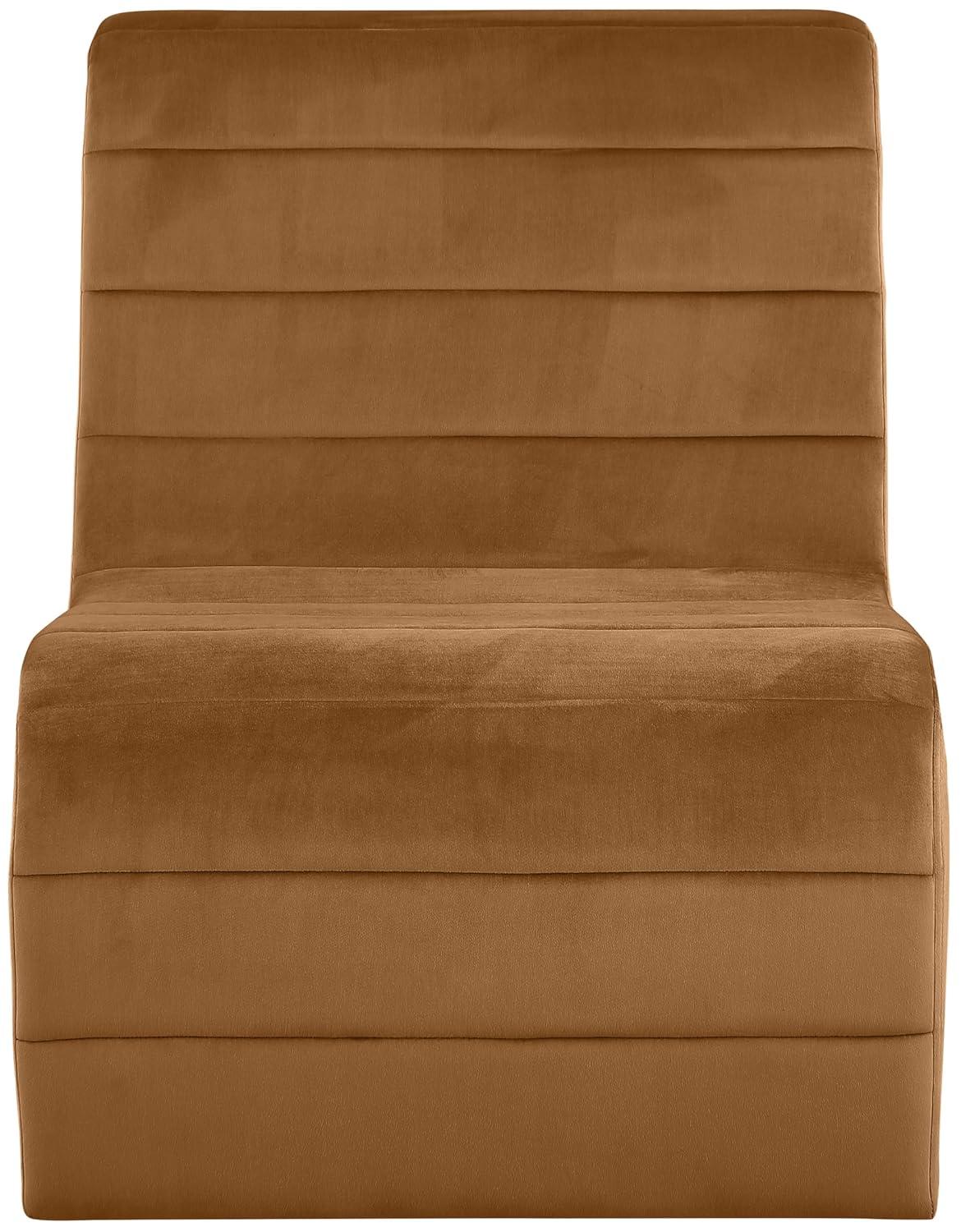 Meridian Furniture Ivy Saddle Velvet Accent Chair