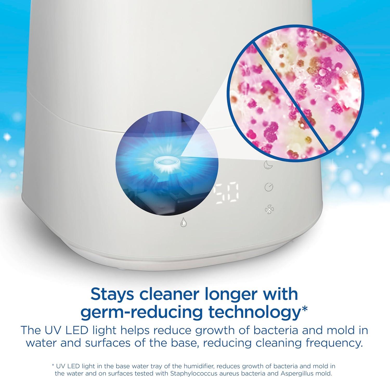 Clorox Clorox Cool Mist Ultra Clean Cool Mist Humidifier With UV Led Light