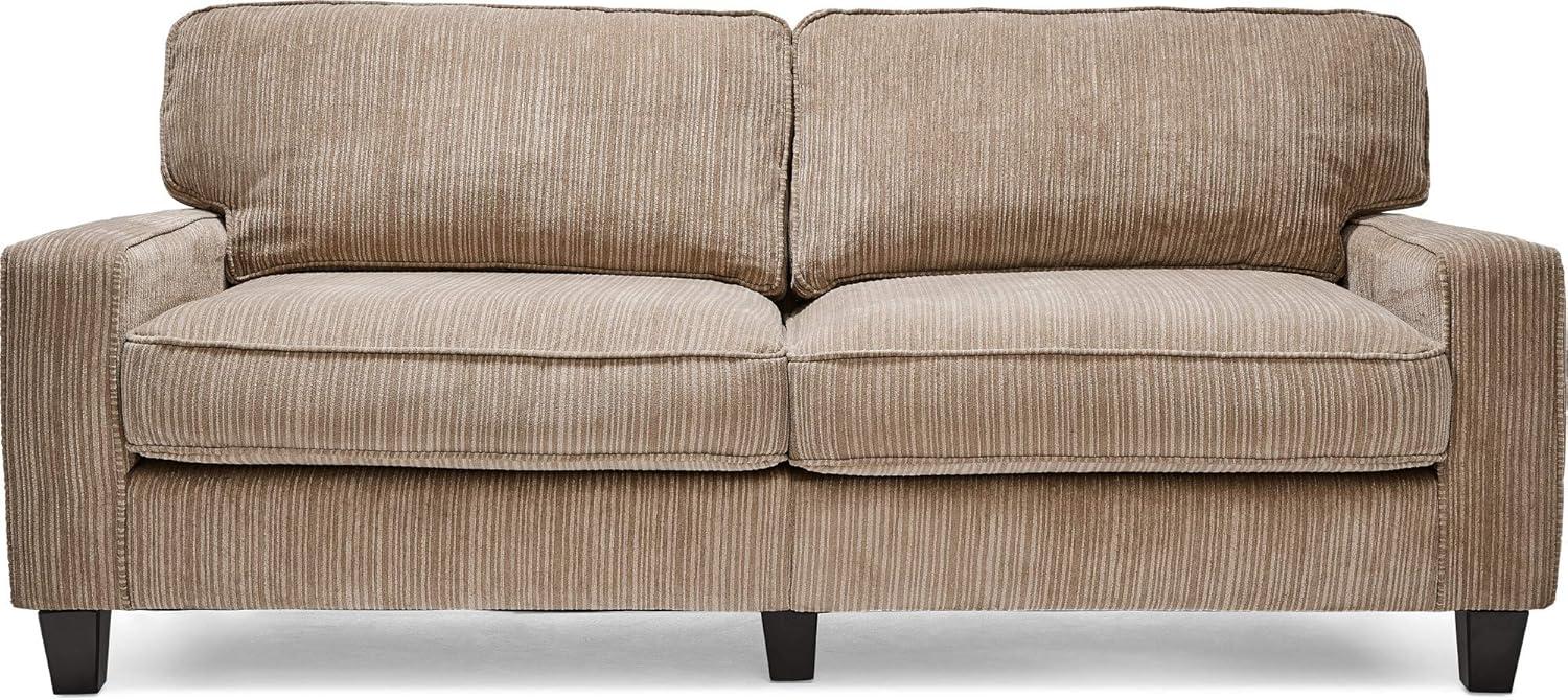 Serta Palisades Upholstered Tool-Free Assembly Straight Arm 73" Sofa for Living Room