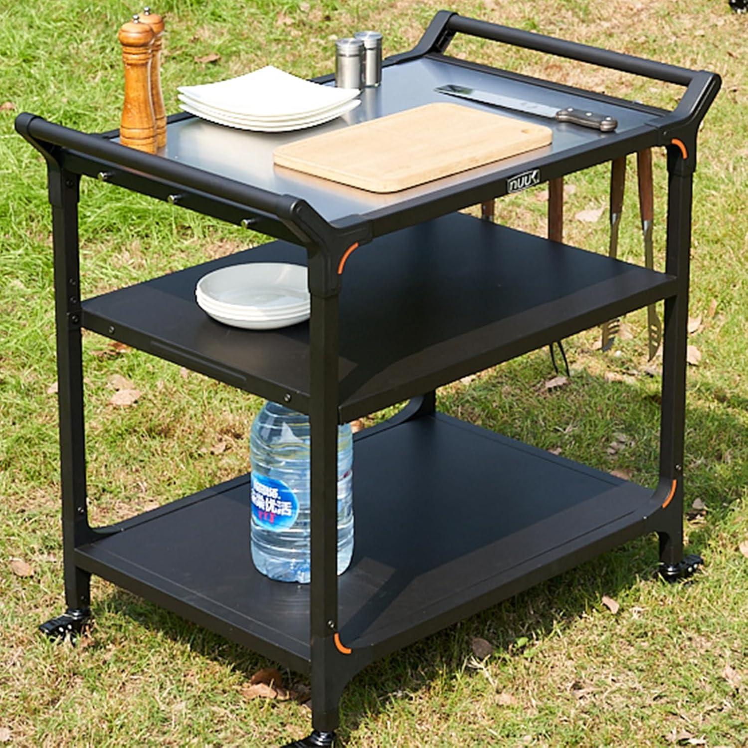 NUUK Stainless Steel 30IN Outdoor Grill and Prep Cart
