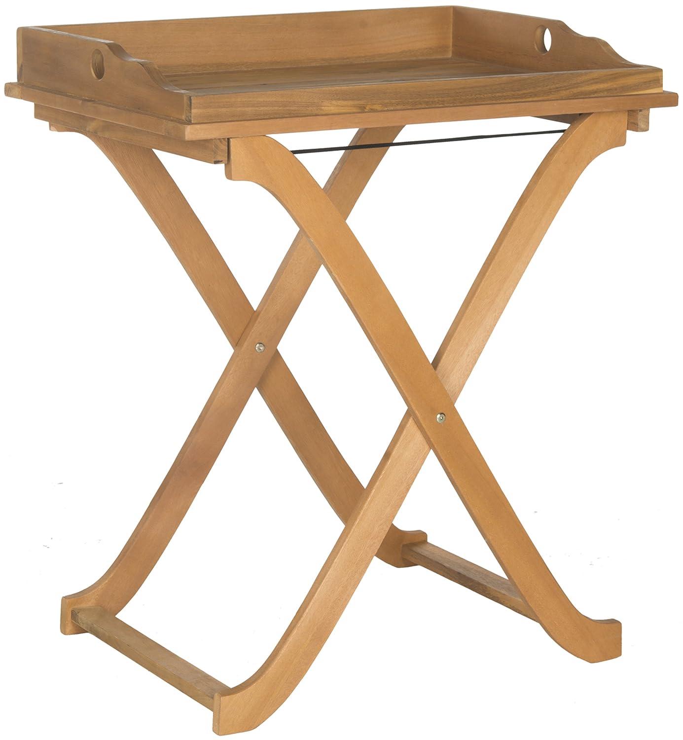 Covina Tray Table - Indoor/Outdoor - PAT6716 - Natural - Safavieh