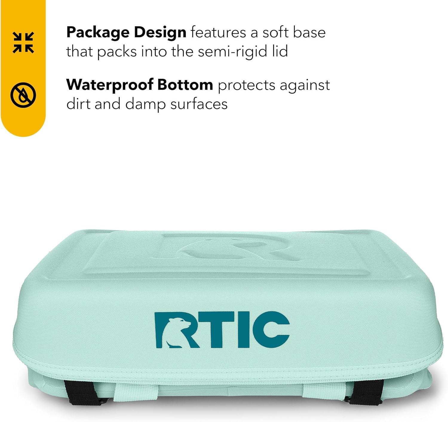 RTIC 28 Can Everyday Soft Cooler, 27 qt Collapsible with Bottle Opener, Fresh Mint