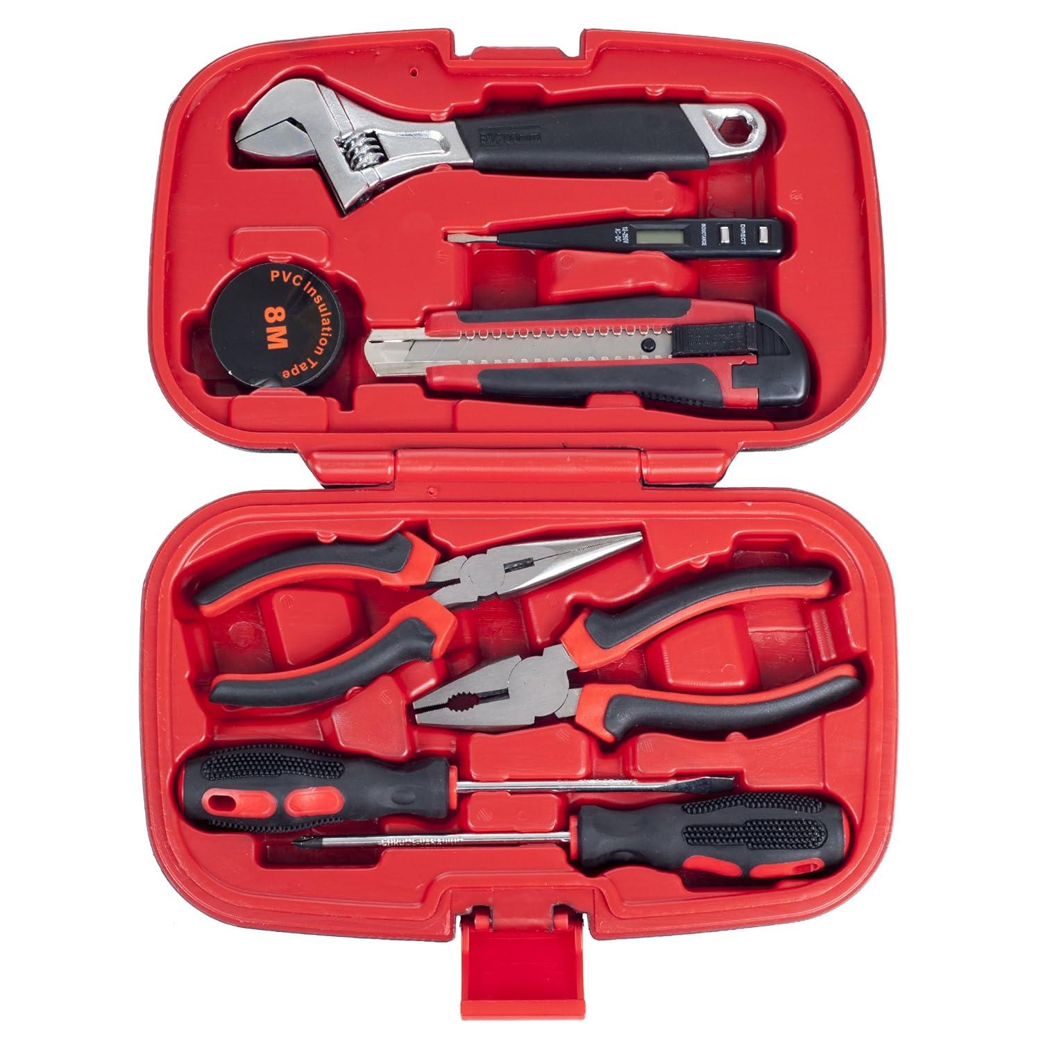 Stalwart Stalwart Household Hand Tools - Includes Wrench, Screwdriver, Pliers, and More - Kit for Home, Car