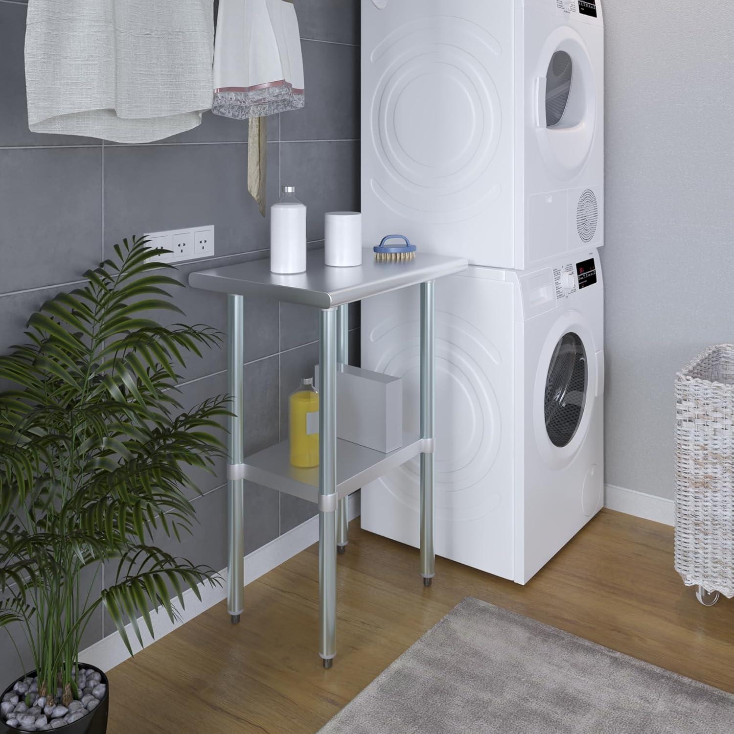 Amgood 24 in. x 18 in. Stainless Steel Table