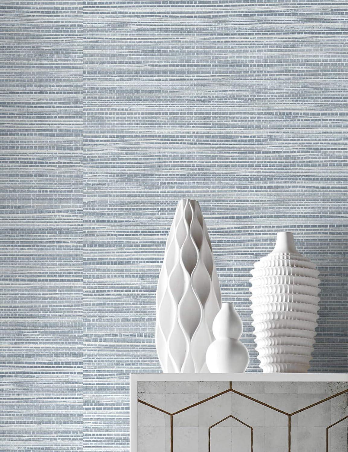 NextWall Lillian August Faux Luxe Sisal Peel and Stick Wallpaper