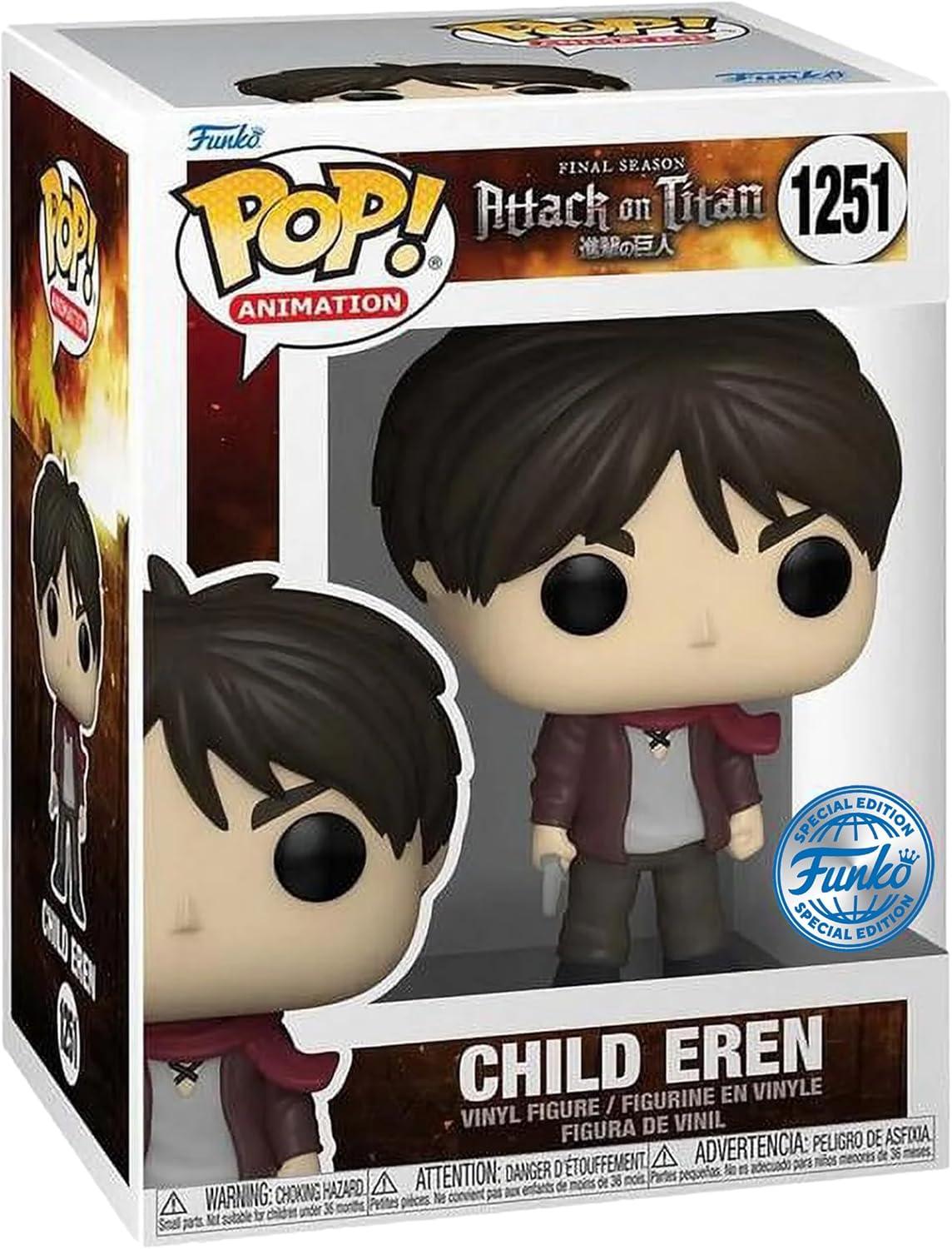 Funko Attack on Titan Final Season Exclusive Vinyl Figures, 3.75"