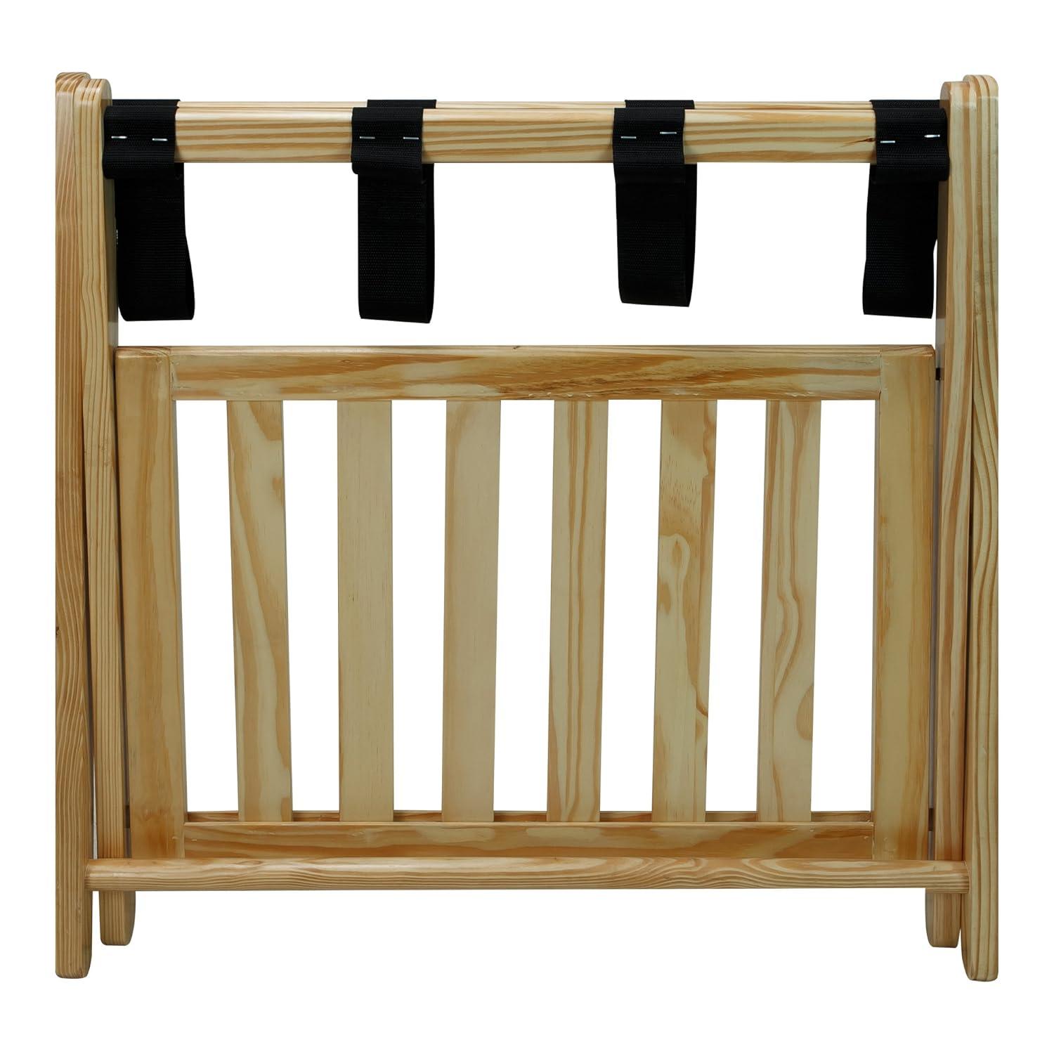 WRIWON Luggage Rack, 26.75" Wide with Shelf