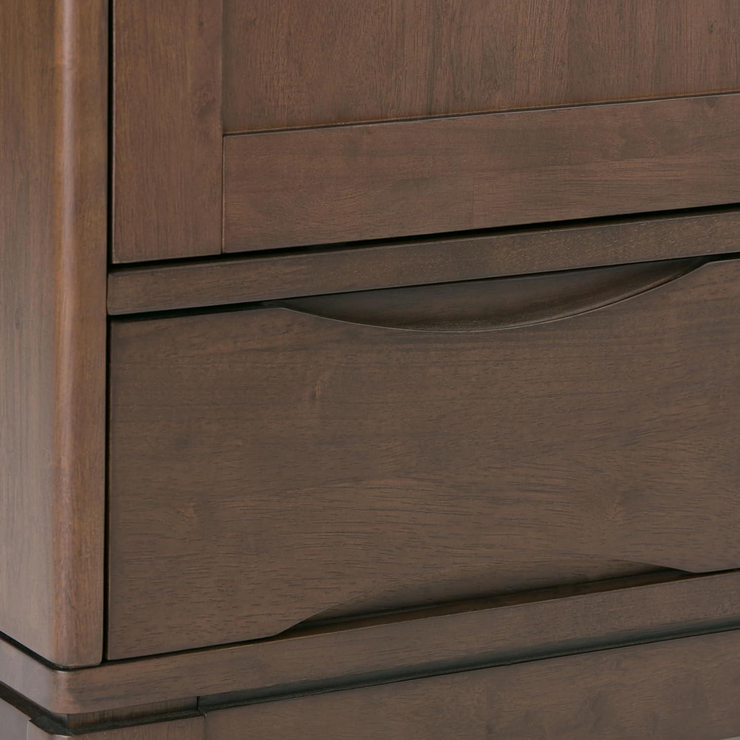 Agla Solid Wood Accent Cabinet