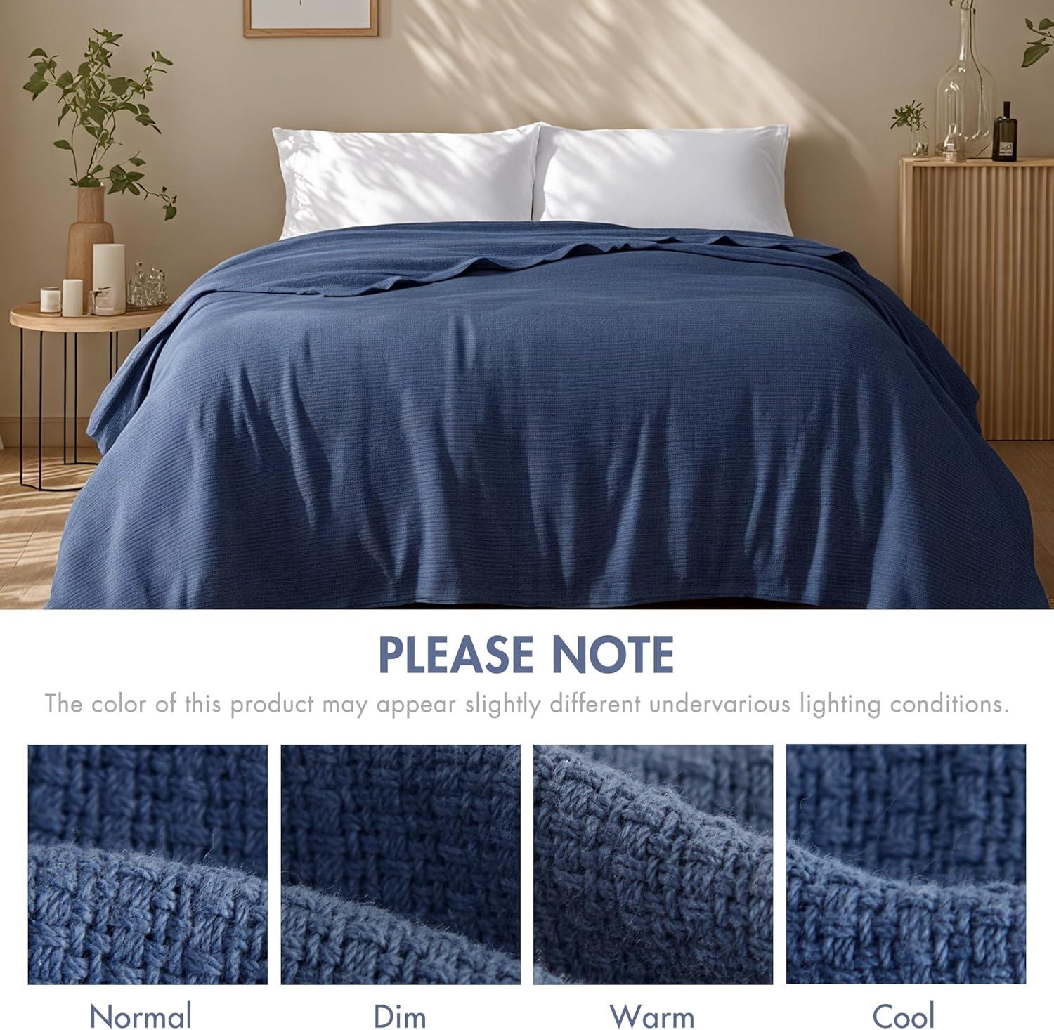 Freshspun Basketweave Cotton Blanket