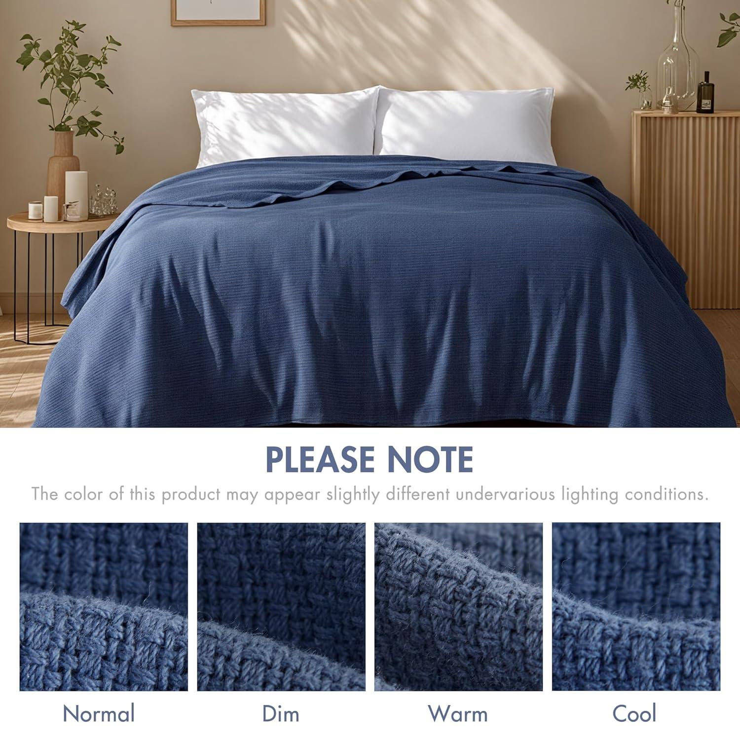 Freshspun Basketweave Cotton Blanket