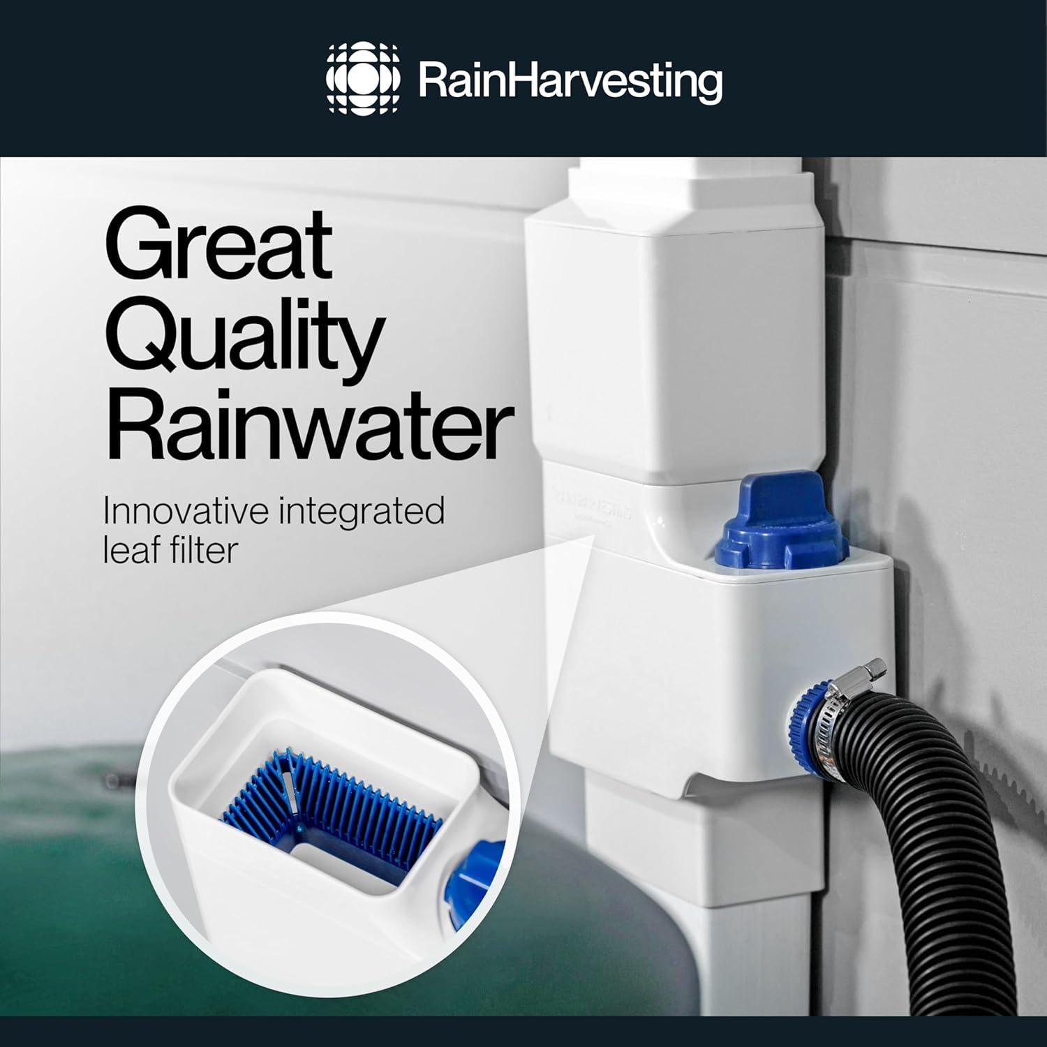 Rain Harvesting DDIV104 Downpipe Diverter Rectangular - 2 x 3 in. & 3 x 4 in.