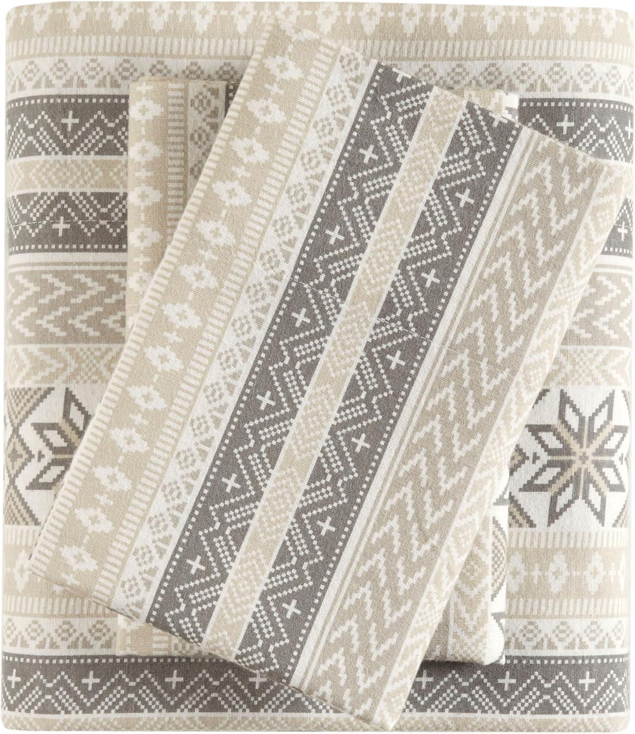 True North by Sleep Philosophy Cozy Flannel 100% Cotton Sheet Set
