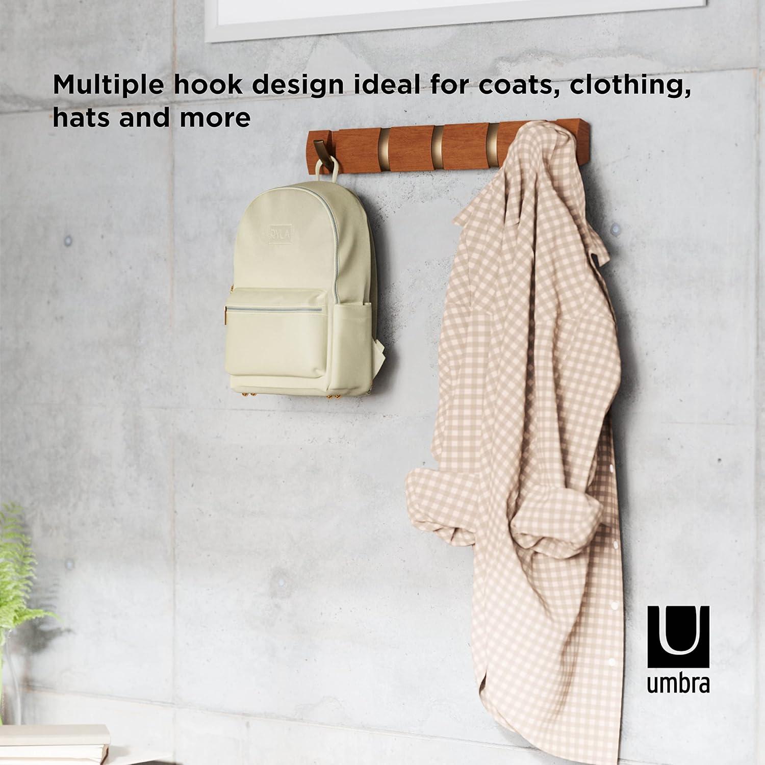 Flip 5 - Hook Solid Wood Coat Rack