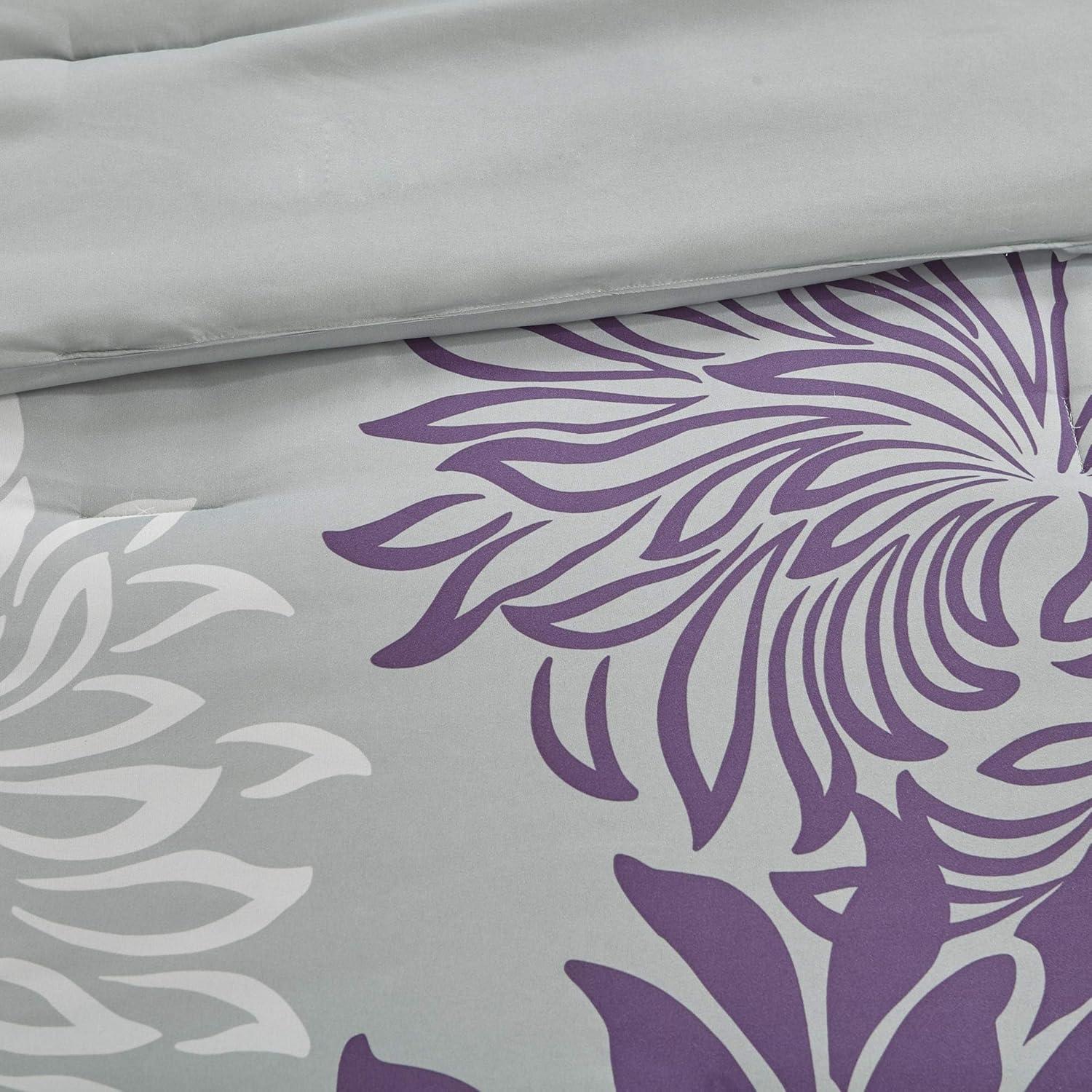 Madison Park Essentials Maible Floral Comforter Set with Cotton Bed Sheets