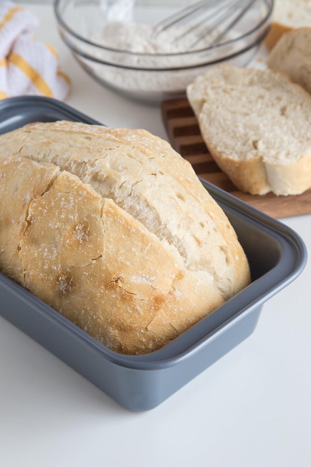 Gray Non-Stick Carbon Steel Loaf Pan