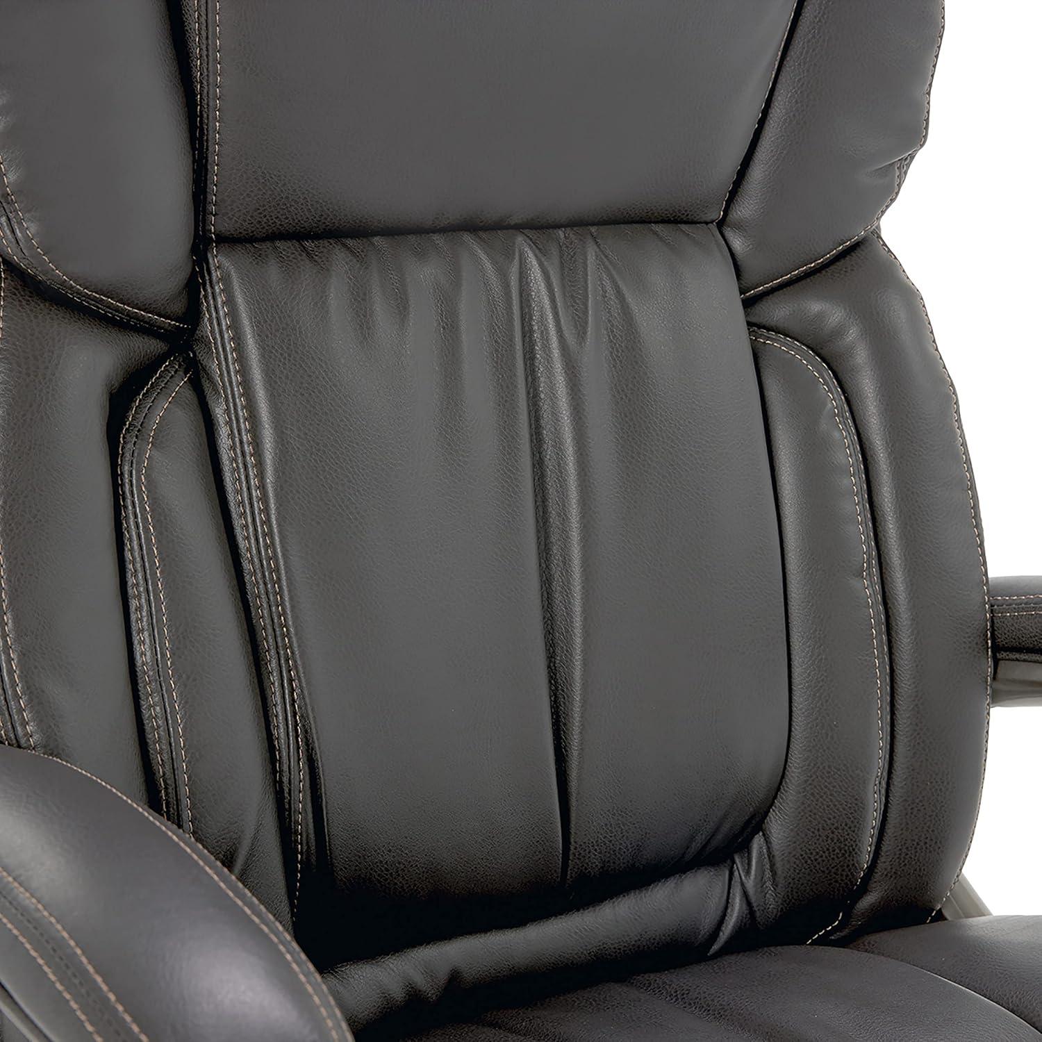 Serta Serta Garret Executive Office Chair, Ergonomic Lumbar Support, Semi-Plush Cushion, Body Pillows