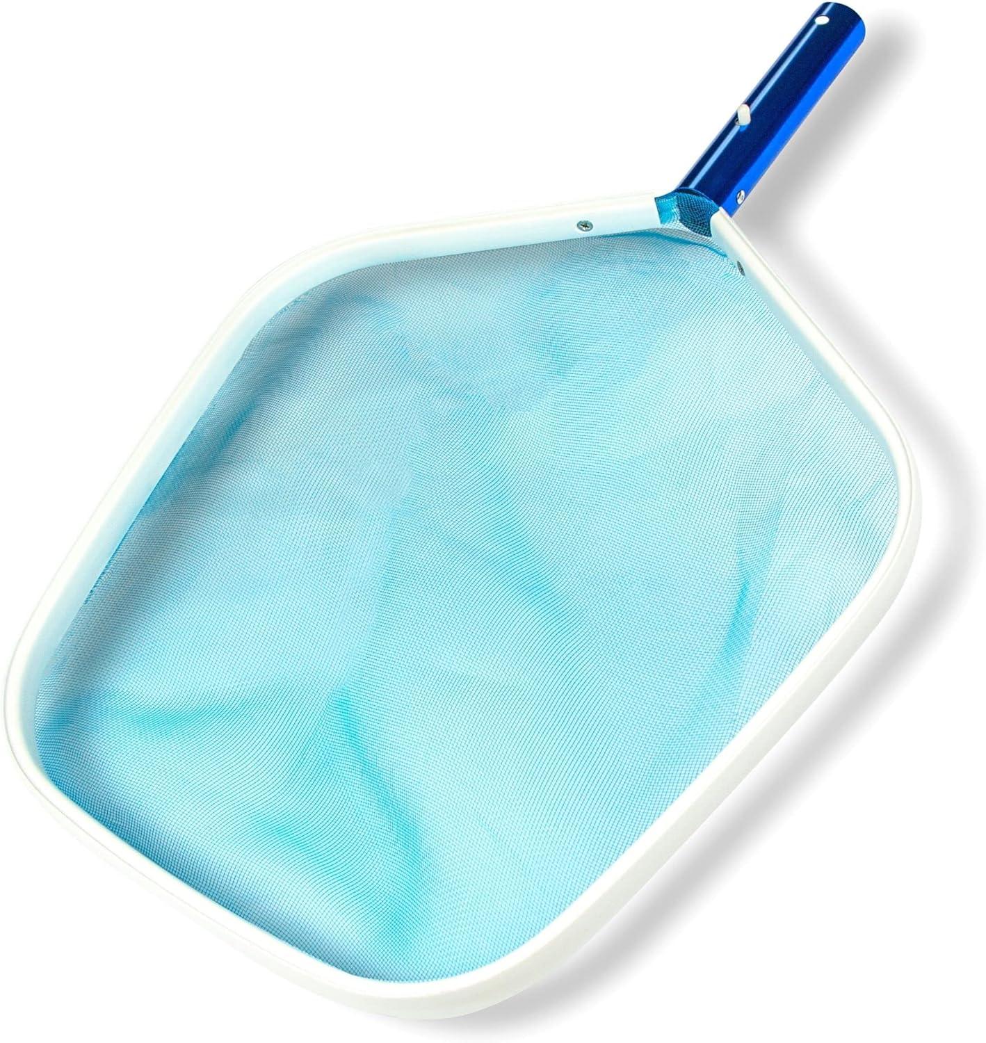 Swimline HYDROTOOLS 8028 Premium Aluminum Leaf Skimmer Net Head Cleaner  For Swimming Pool Spa Fountain Pond Hot Tub  Leaves Bugs Debris Fine Cleaning Maintenance  Heavy Duty Extra Large