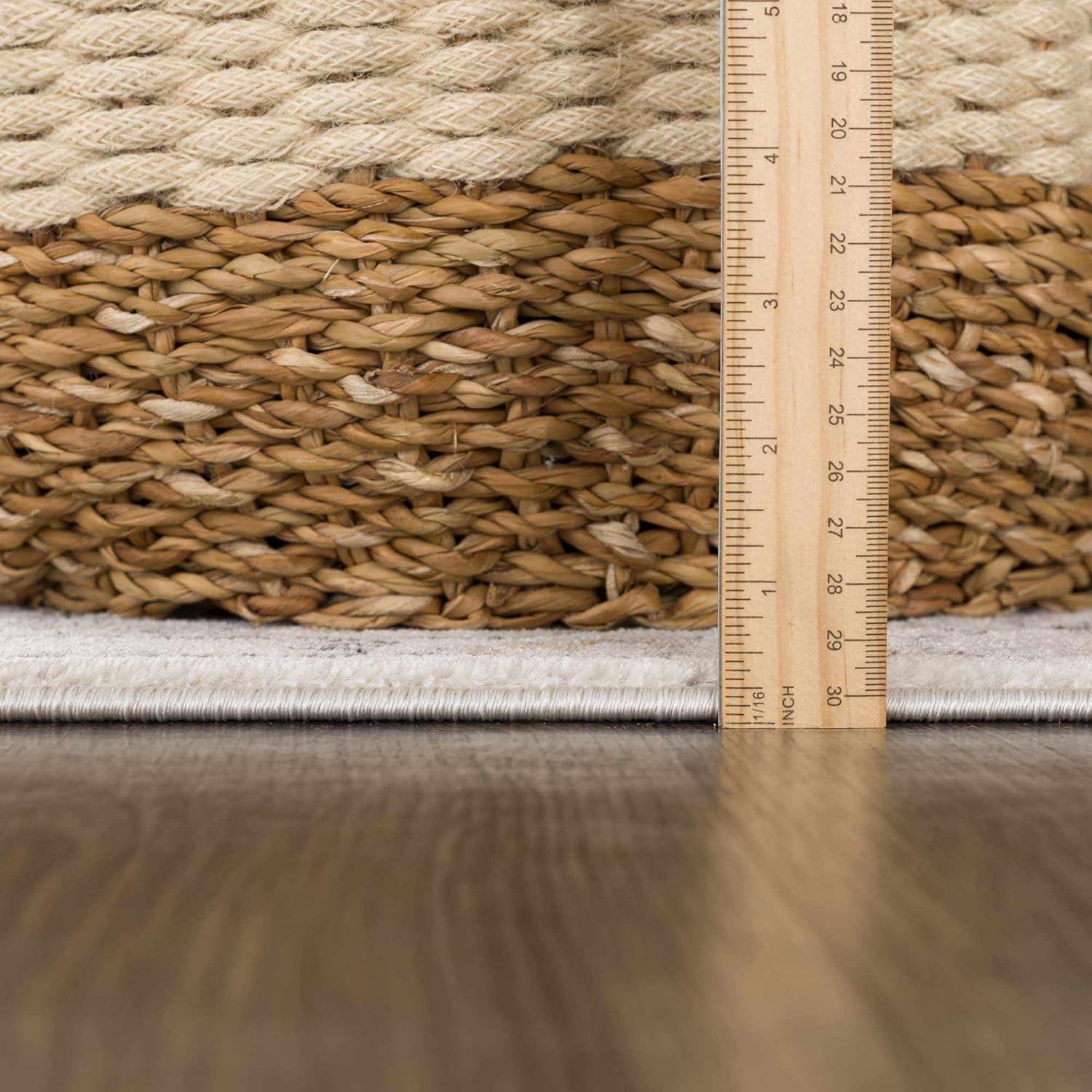 Hauteloom Rectangle Area Rug   Charcoal