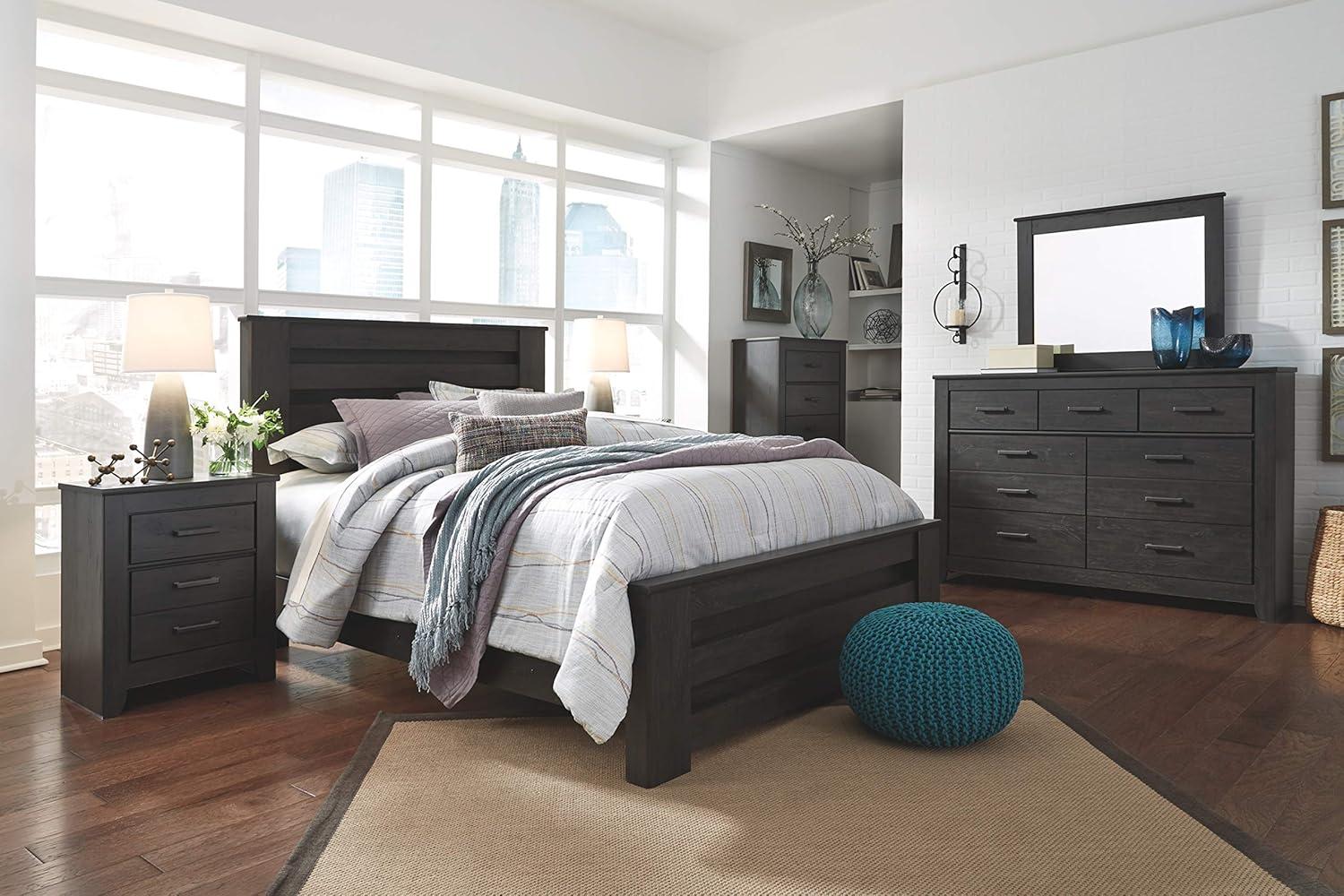 Ashley Furniture Brinxton 7 Drawer Dresser in Charcoal