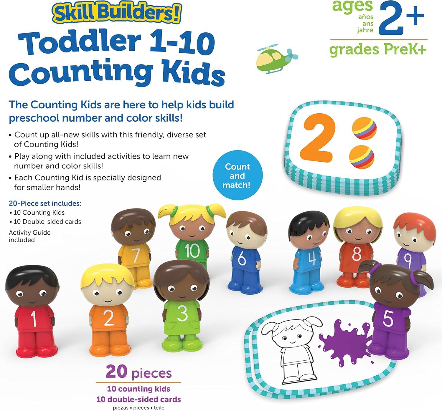 Learning Resources Skill Builders! Toddler 1-10 Counting Kids