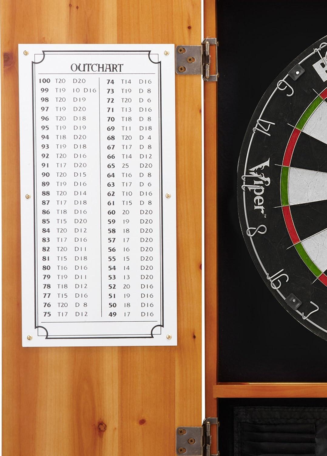 Metropolitan Bristle Dartboard and Cabinet Set with Darts