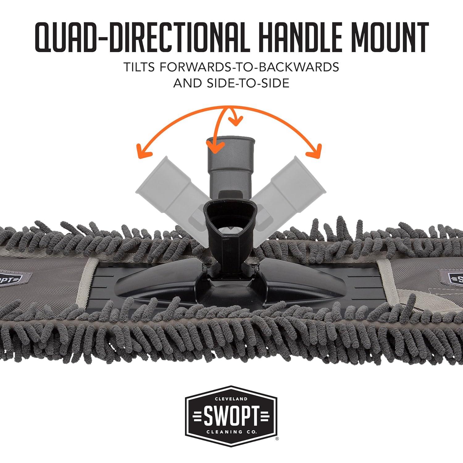 SWOPT Head Only 18 in Smooth Surface Microfiber Dust Mop