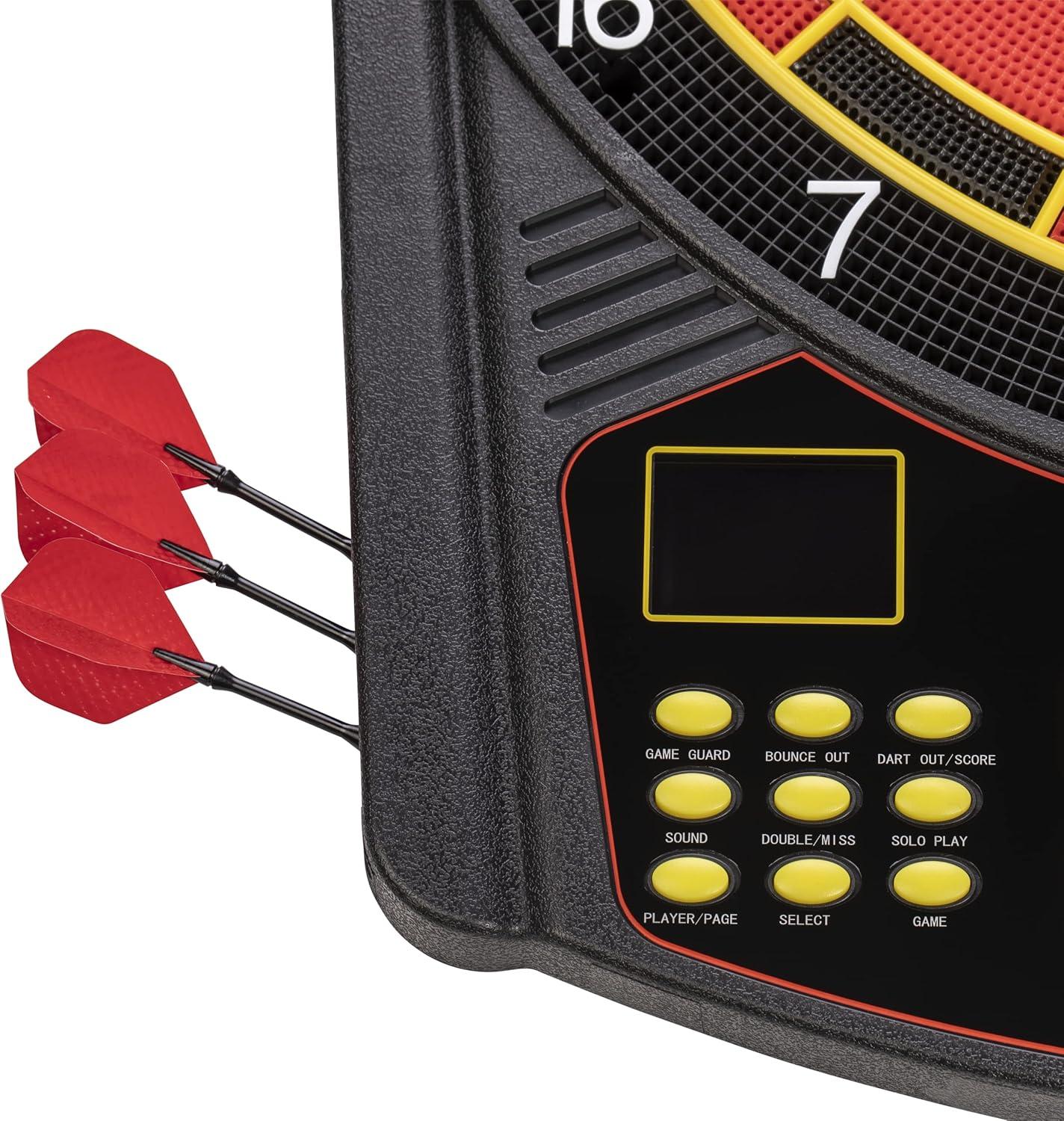 Arachnid Cricket Pro 450 Electronic Dartboard Featuring 31 Games with 178 Variations and Includes Two Sets of Soft Tip Darts