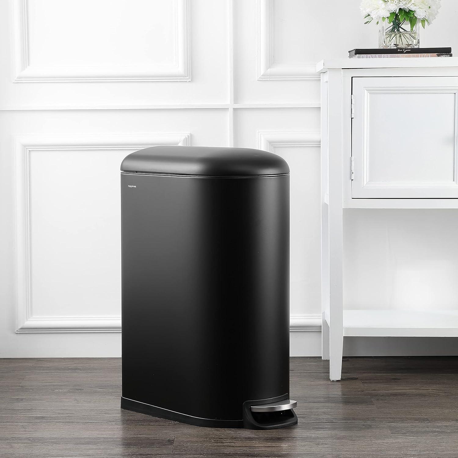 happimess Roland Mini 2.6-Gallon Step-Open Trash Can