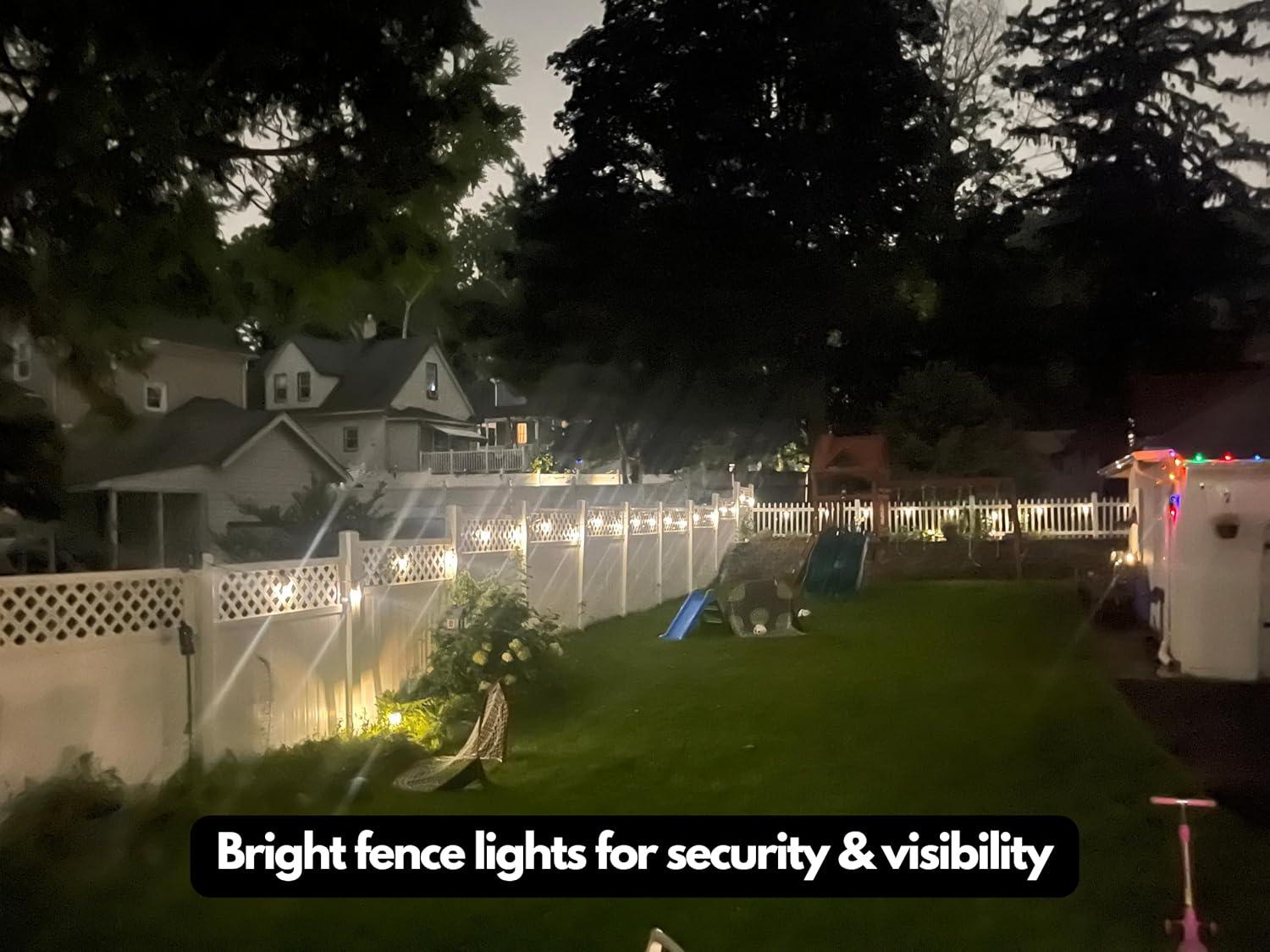 Brightech Ambience Pro 48 ft. Solar-Powered Outdoor LED String Lights with 15 Warm White S14 Bulbs, Weatherproof and Commercial-Grade Cord
