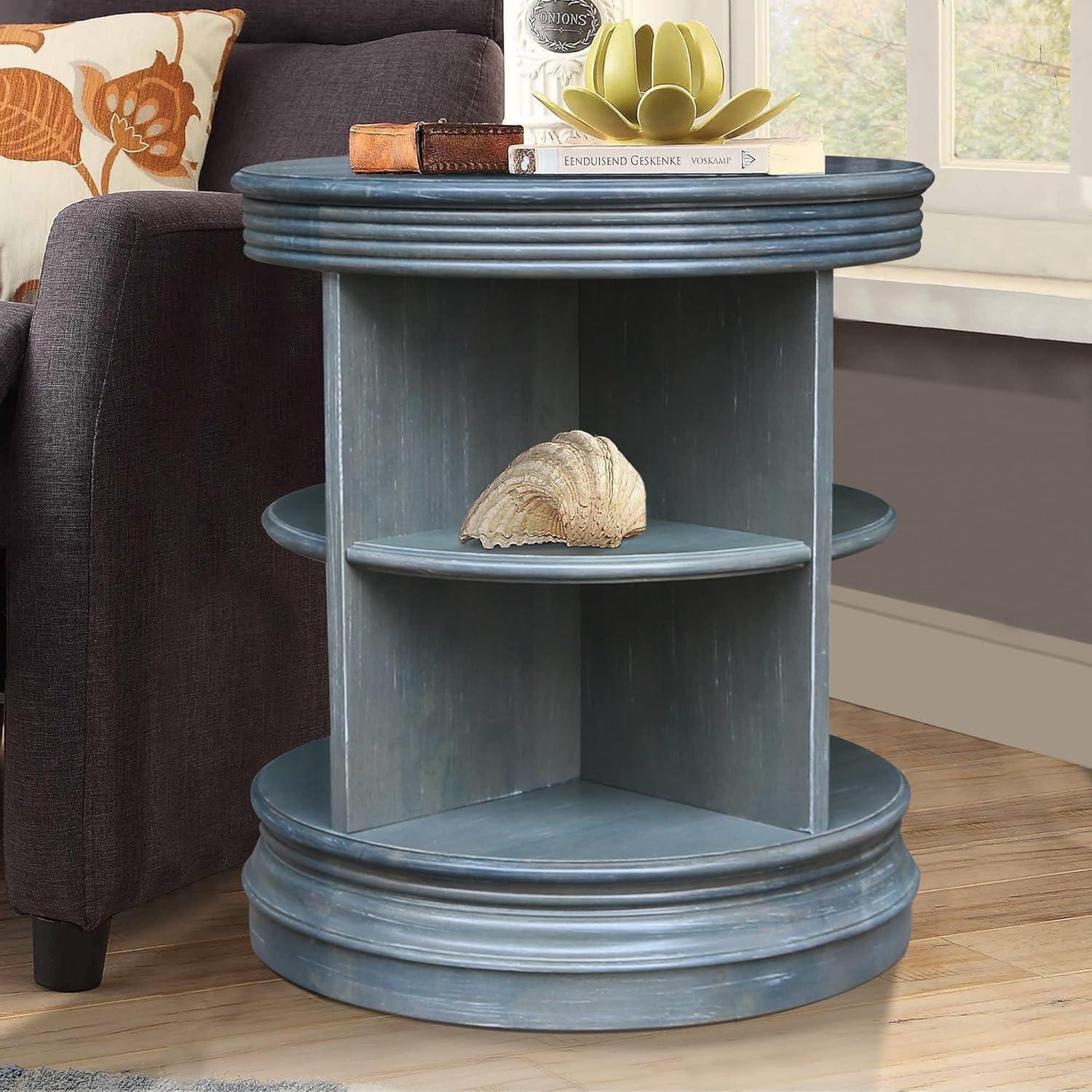 Library Round End Table - International Concepts