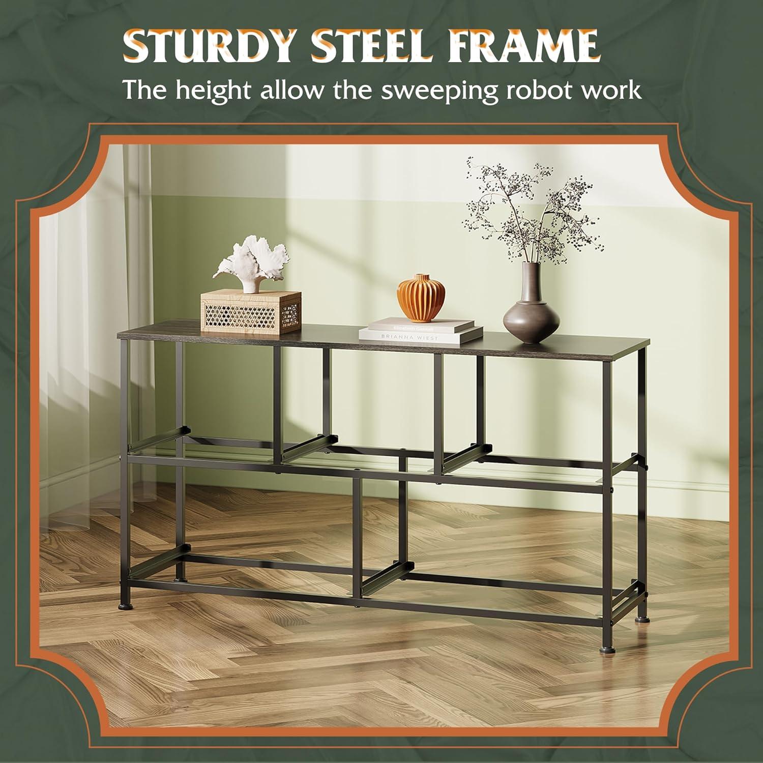 EDX 5 Drawer Dresser, Wide Chest of Drawers Nightstand Storage Tower Storage Fabric Dresser with Wood Top for Living Room, Bedroom, Hallway,Black