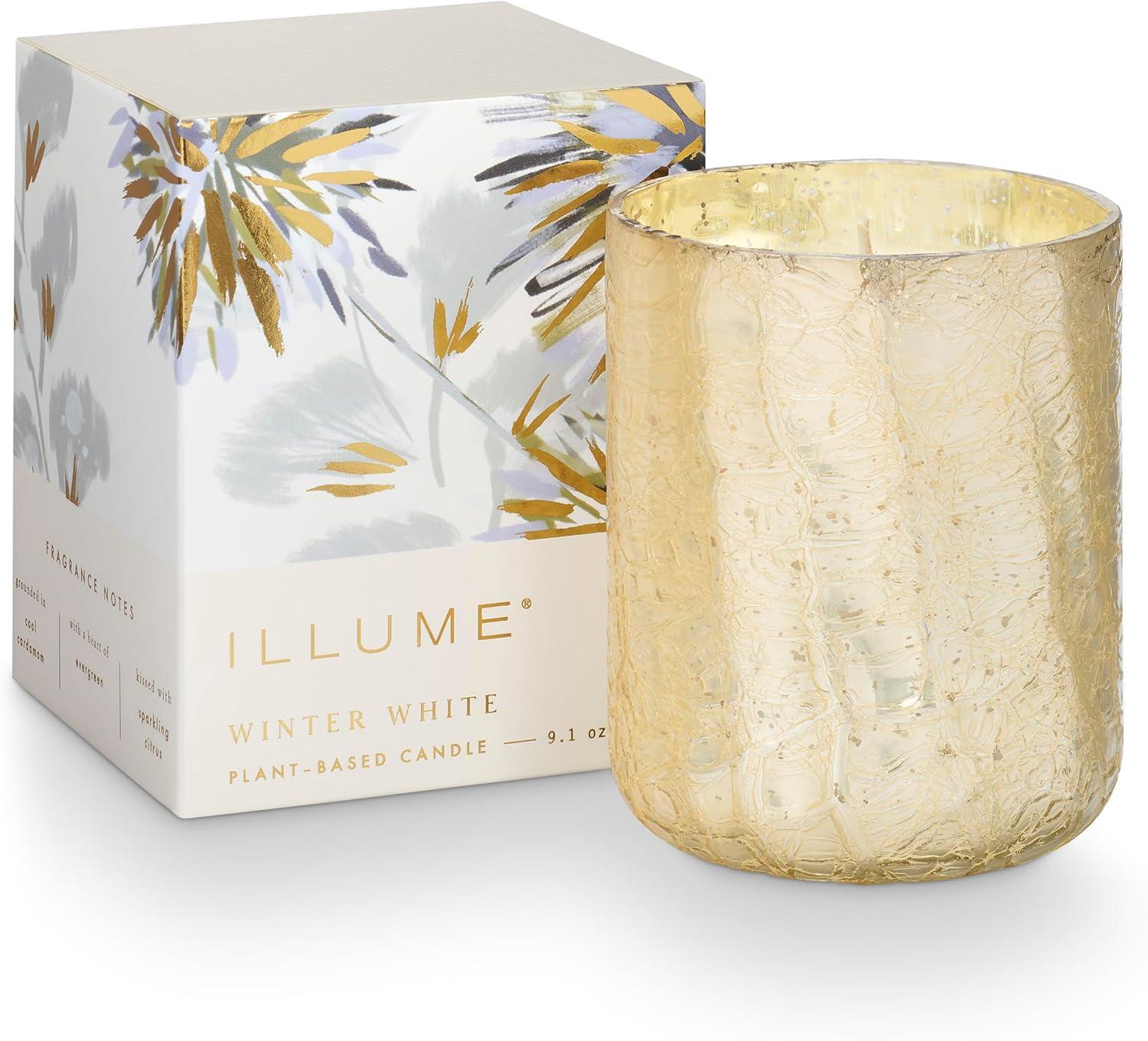 Noble Holiday Winter White Candle