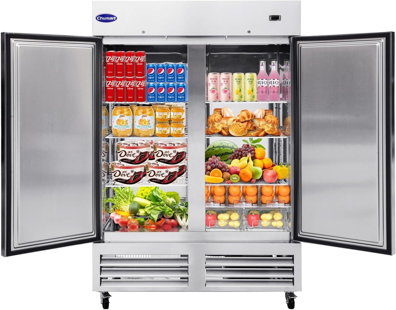 Arctic Air AR49 49 Cubic Feet Stainless Steel Refrigerator