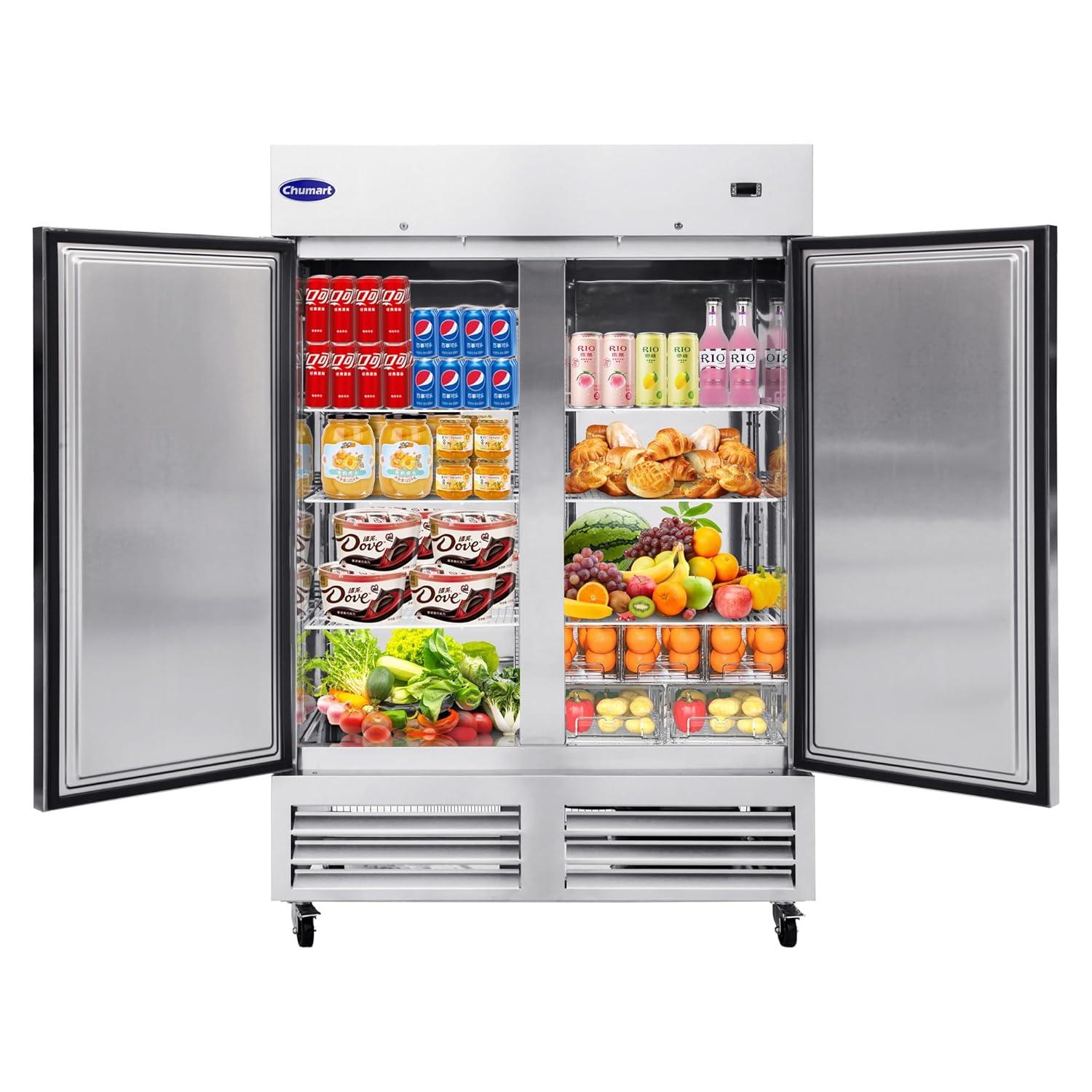 Arctic Air AR49 49 Cubic Feet Stainless Steel Refrigerator