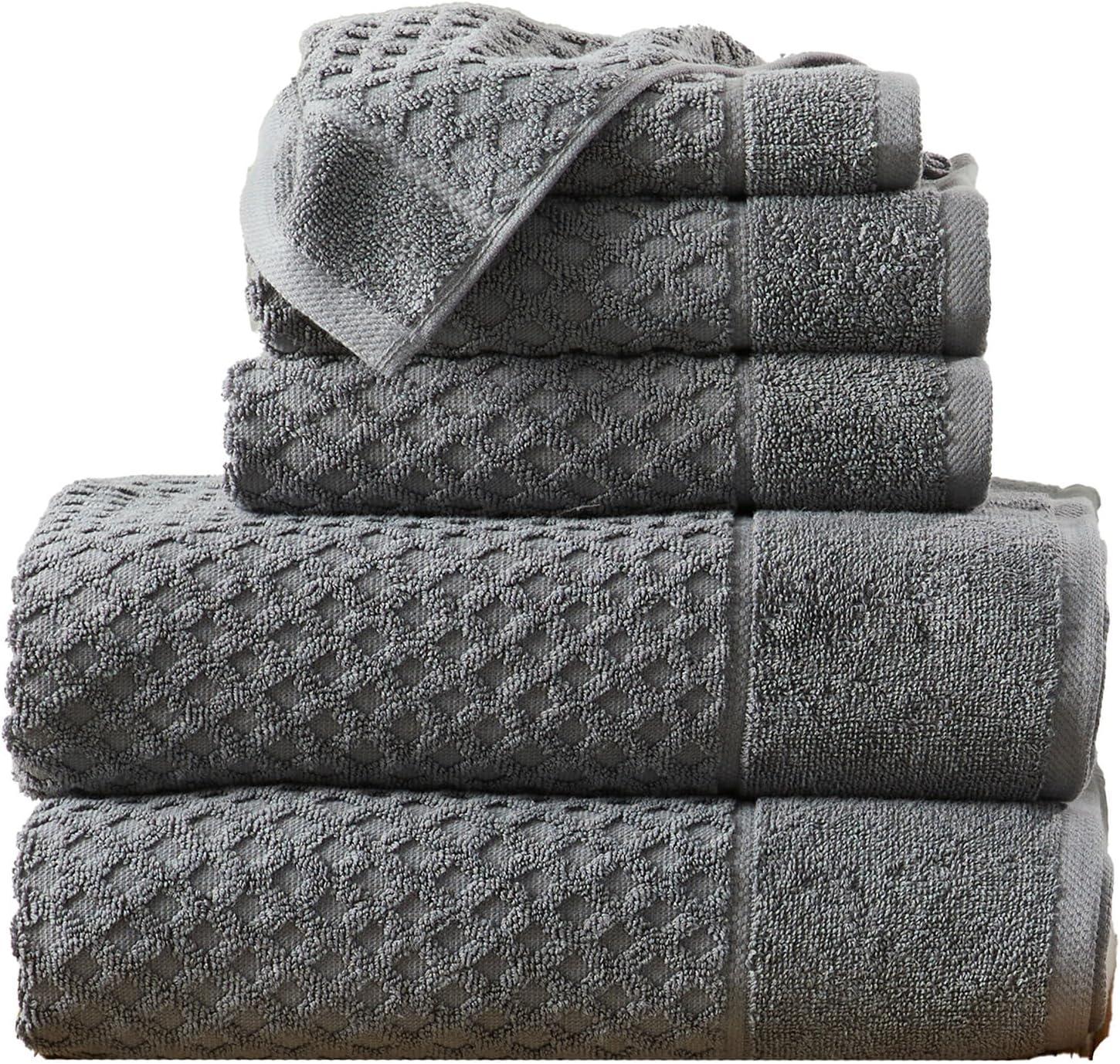 FreshFolds Ultra-Soft & Absorbent 100% Cotton Towel Set