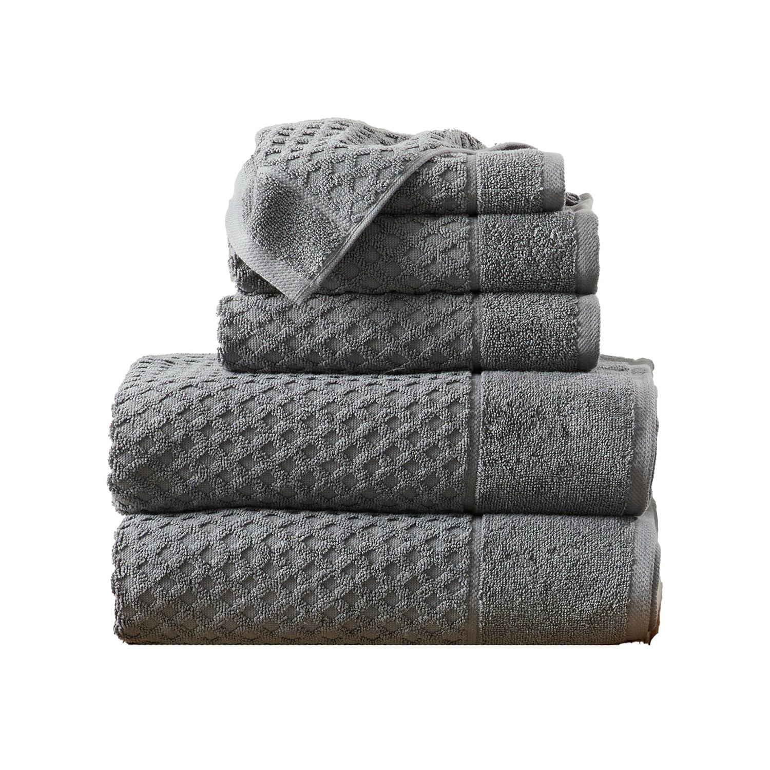 FreshFolds Ultra-Soft & Absorbent 100% Cotton Towel Set