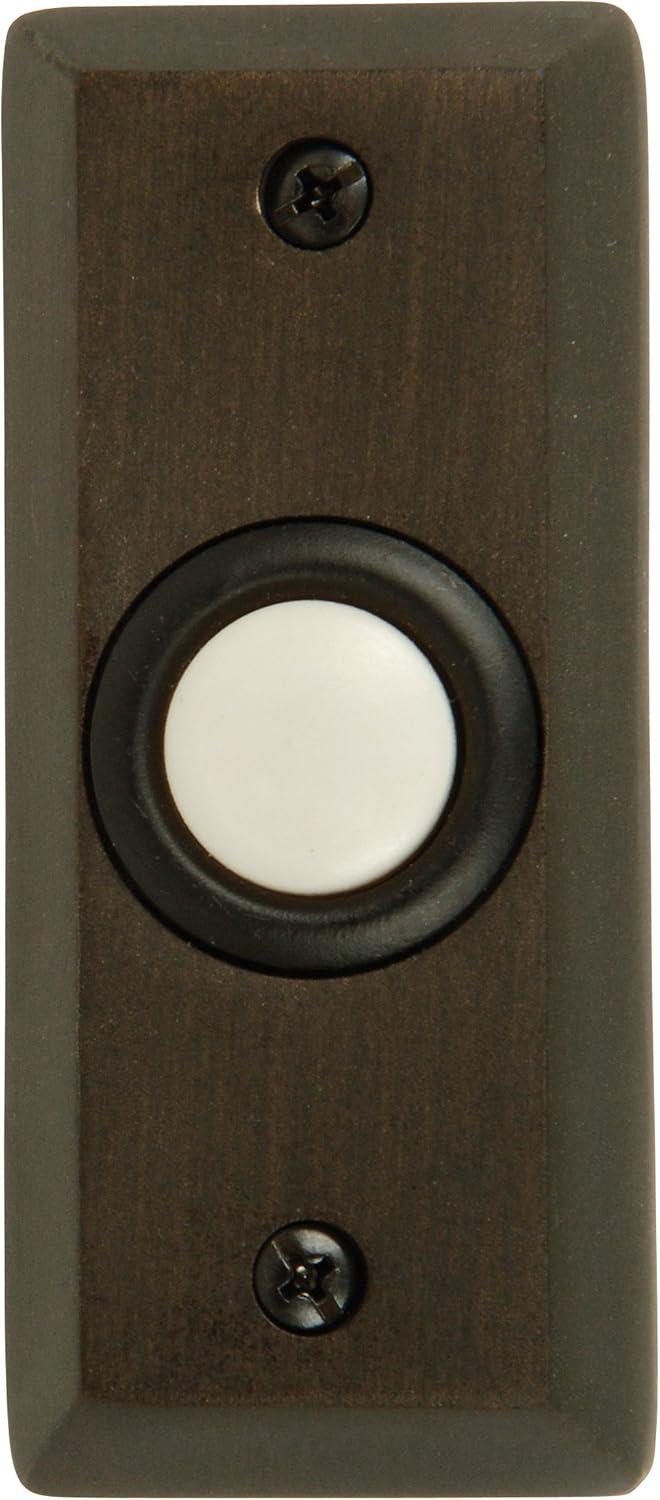 Craftmade Bs8 Beveled Rectangle Pushbutton From The Builder Surface Mount Collection -