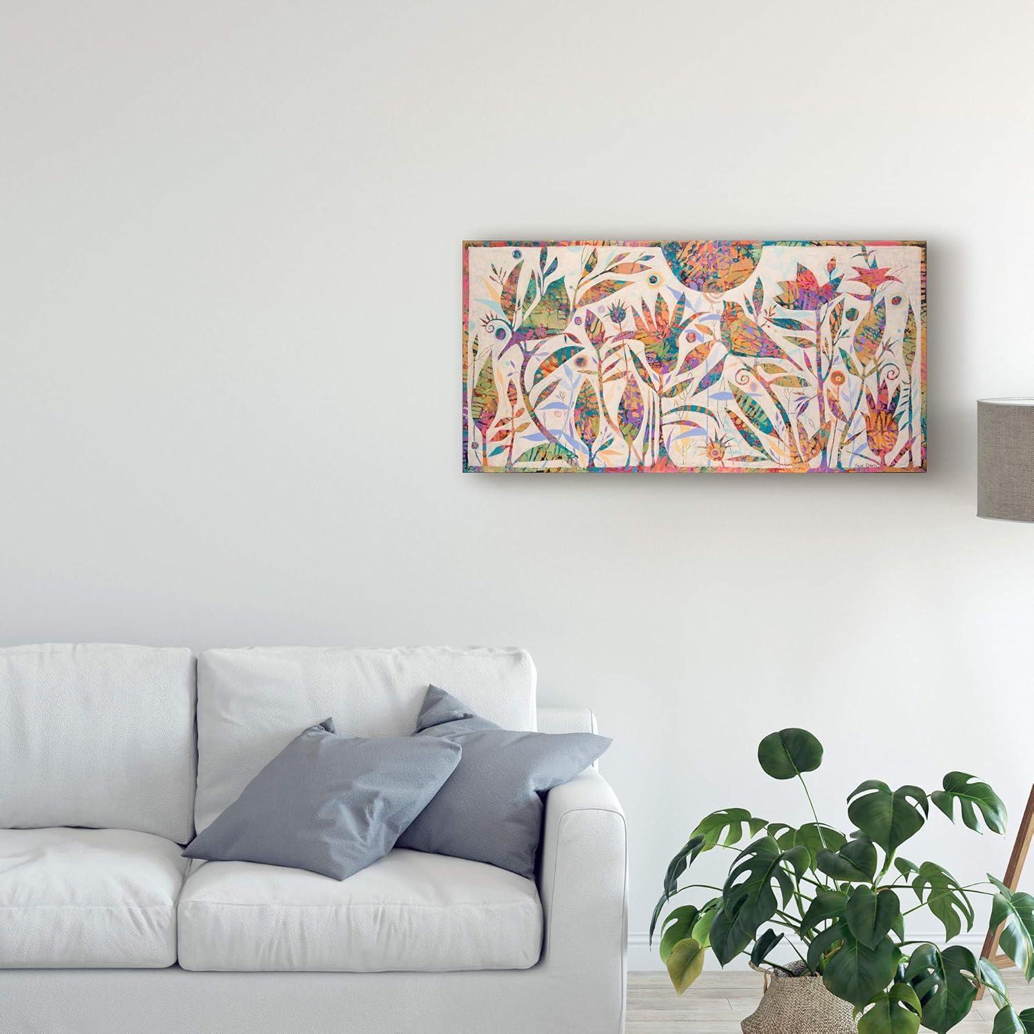 Sue Davis 'Summer Magic Abstract Modern' Canvas Art