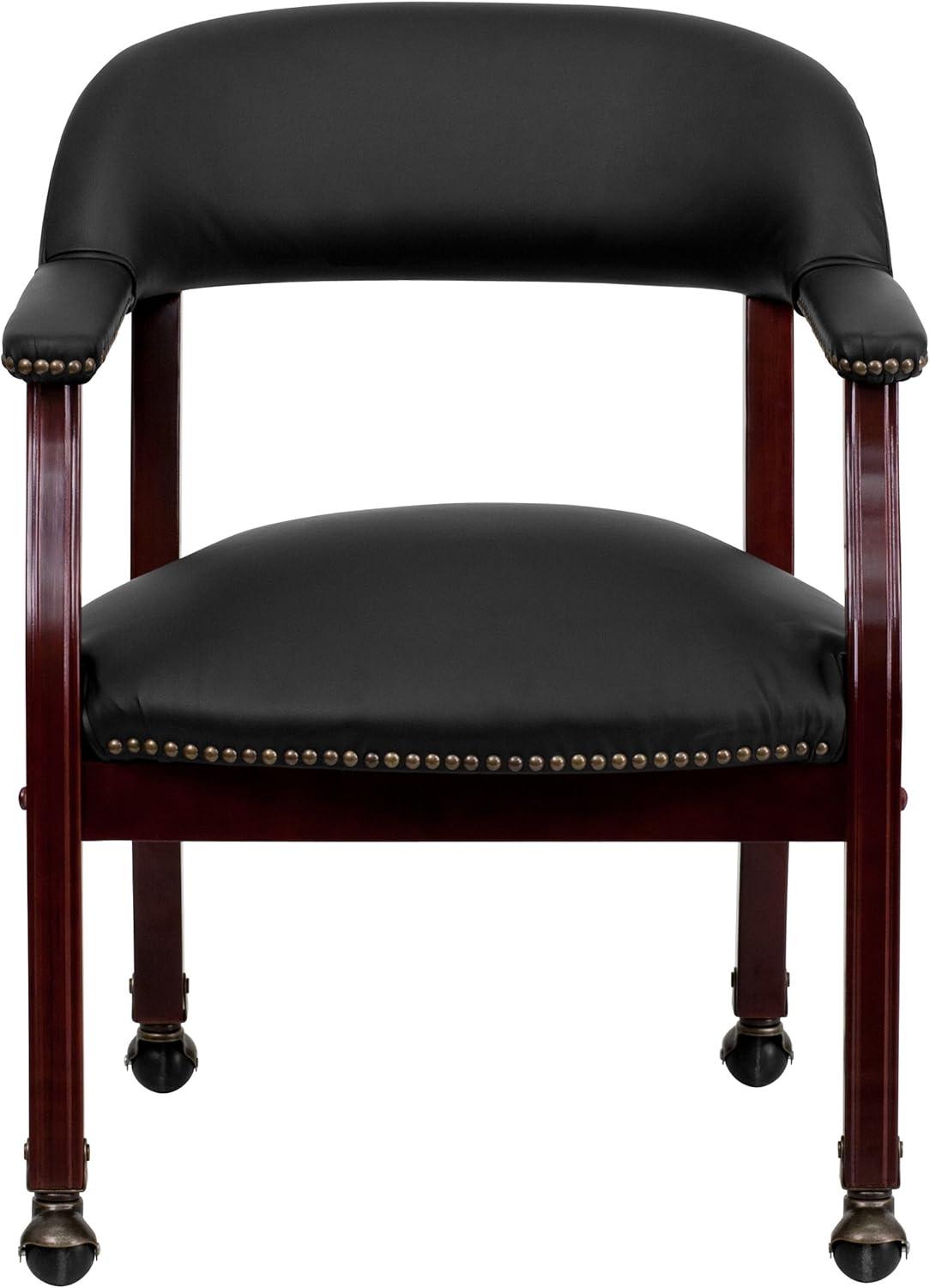 Paulson Conference Chair with Accent Nail Trim and Casters