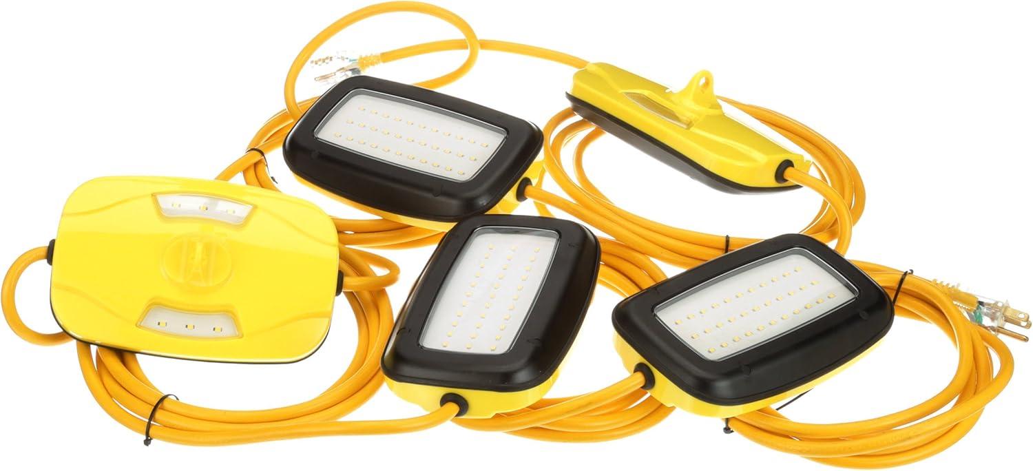 50 ft Yellow Plastic LED Outdoor String Lights