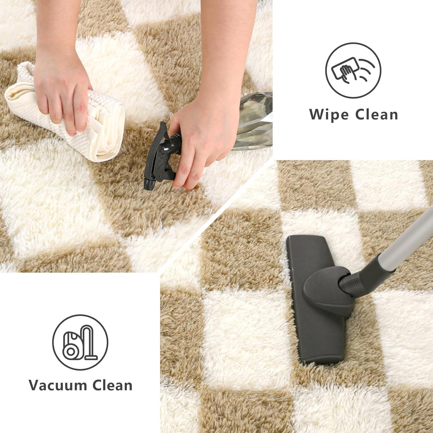 Corrigan Studio® Haylee Super Lightweight Plastic Straw Rug Checkered Black/White Outdoor Area Rug