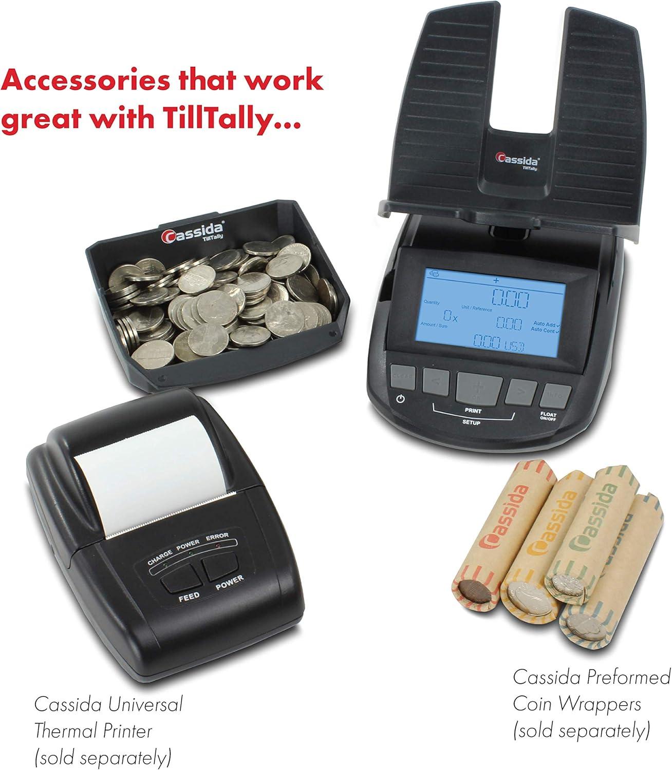 Cassida Tilltally Hybrid Bill & Coin Counting Scale