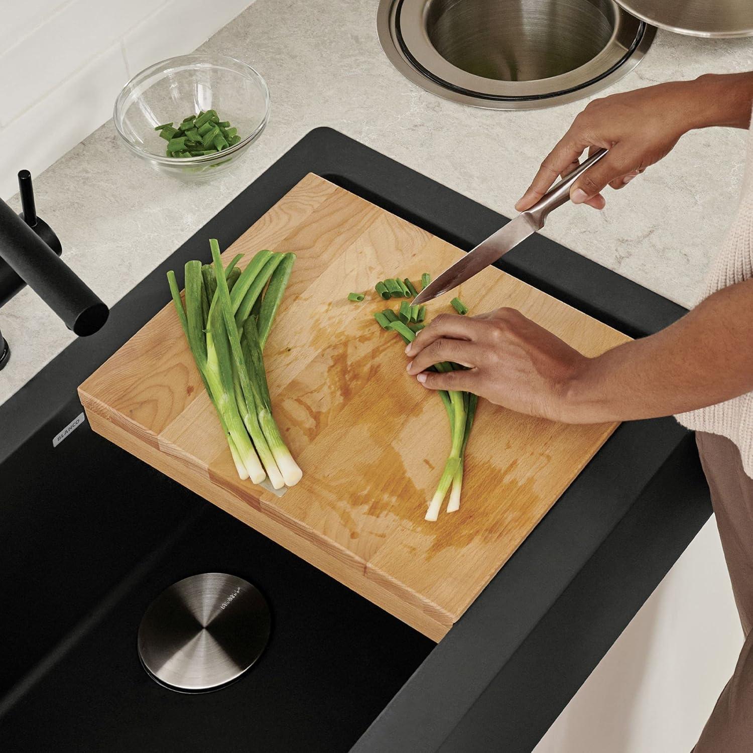 Blanco Beechwood Cutting Board for Ikon & Vintera Farmhouse Sinks