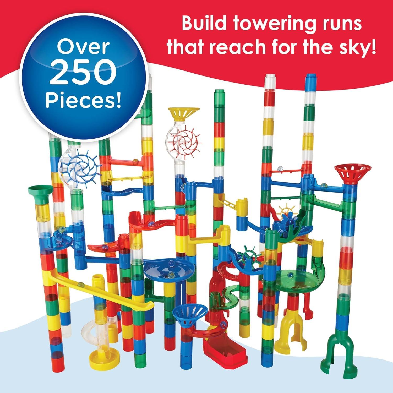MindWare Mega Marble Run: 215-Piece Set - Building Toys