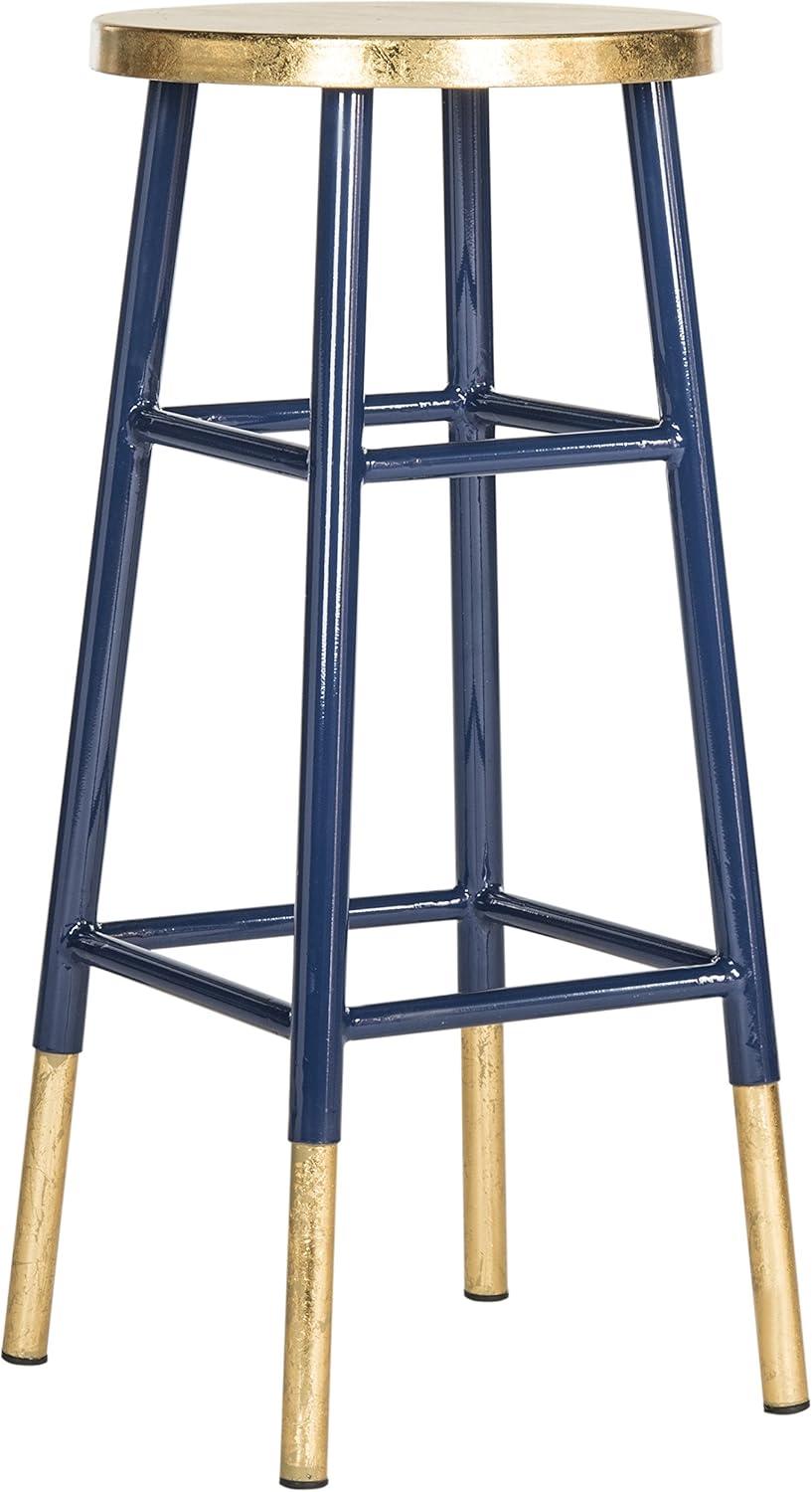 Emery Dipped Gold Leaf Bar Stool  - Safavieh