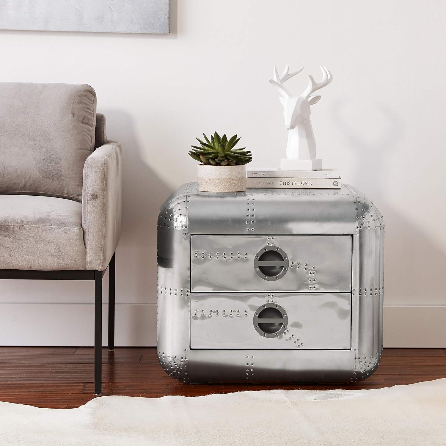 17 Stories Amman 2 - Drawer End Table