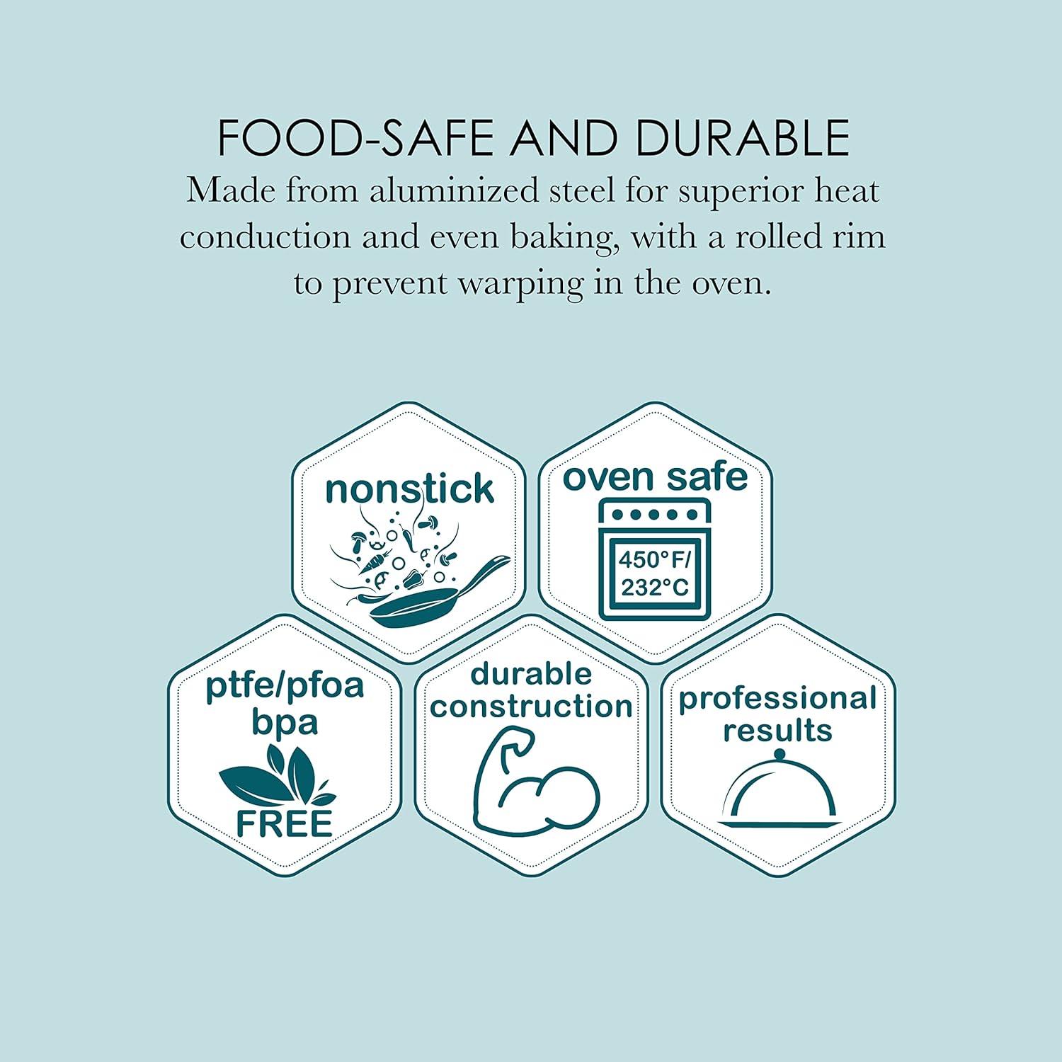 Chicago Metallic Chicago Metallic Non-Stick 6-Cup Muffin Top Pan