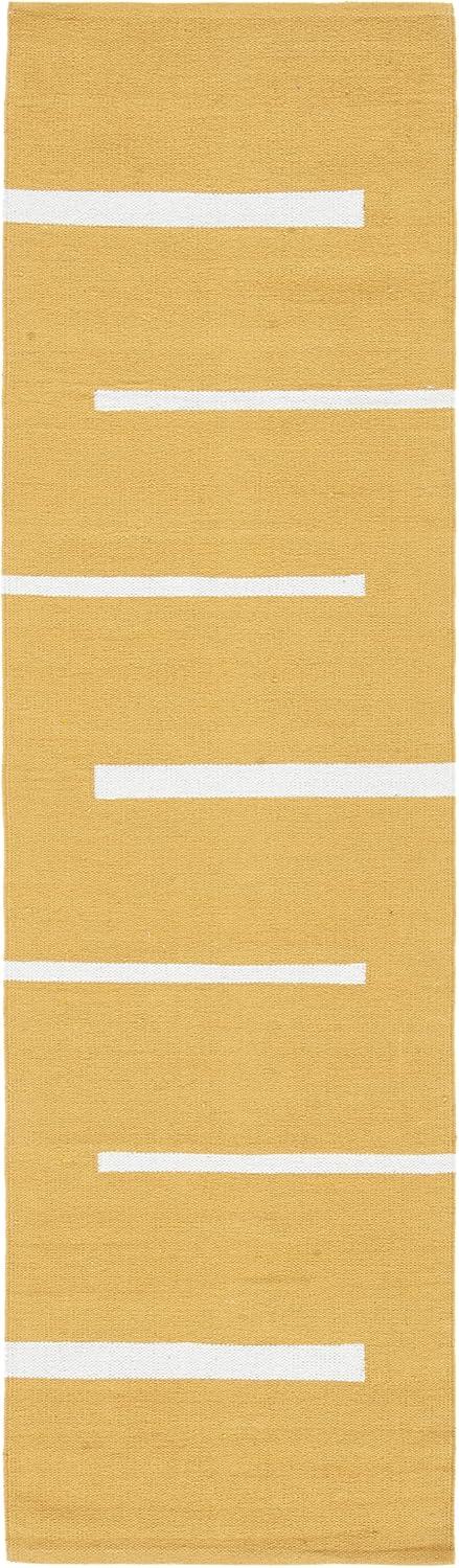 Montauk MTK311 Hand Woven Indoor Runner Rug - Gold/Ivory - 2'3"x8' - Safavieh