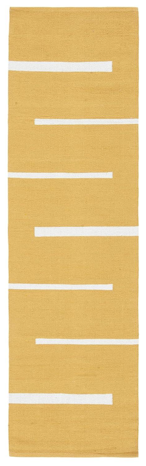 Montauk MTK311 Hand Woven Indoor Runner Rug - Gold/Ivory - 2'3"x8' - Safavieh